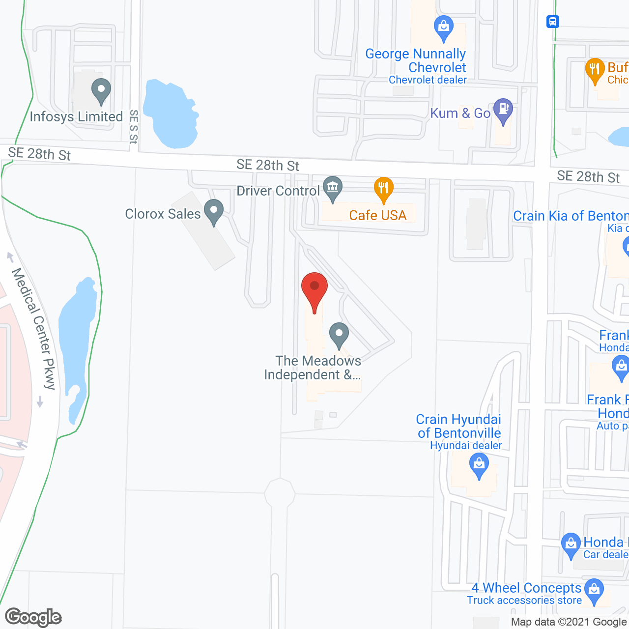 The Meadows Assisted Living Community in google map