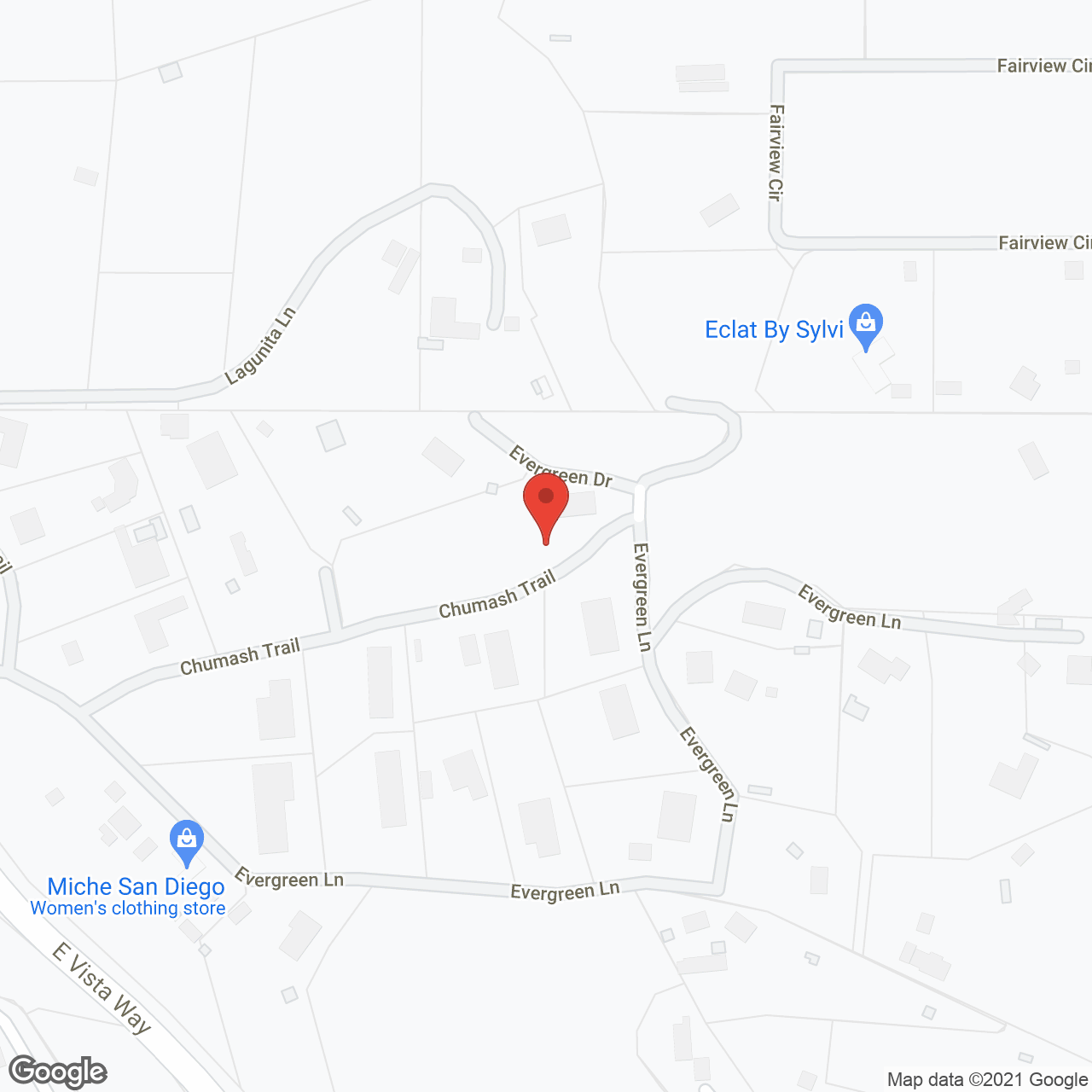 Mountain View Manor in google map