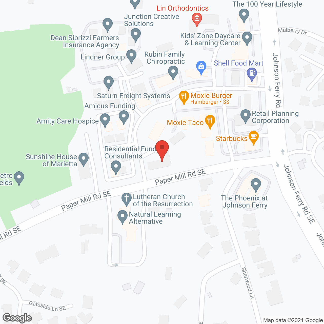 Radiance at East Cobb in google map