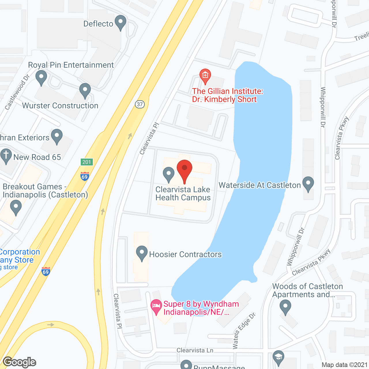Clearvista Lake Health Campus in google map