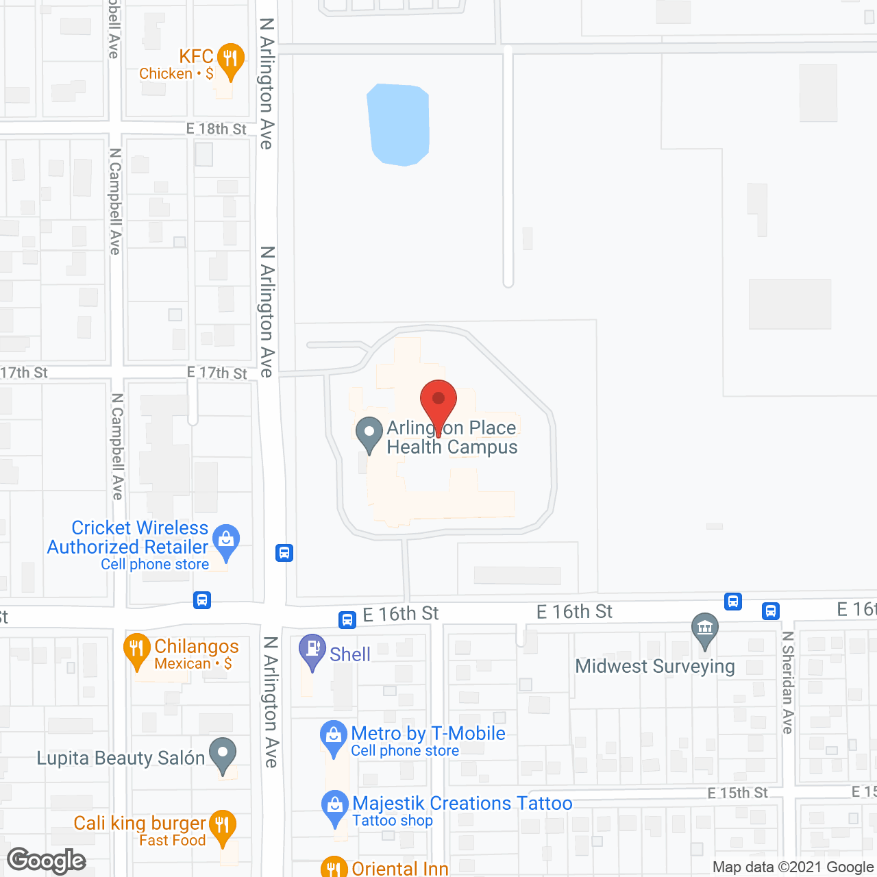 Arlington Place Health Campus in google map