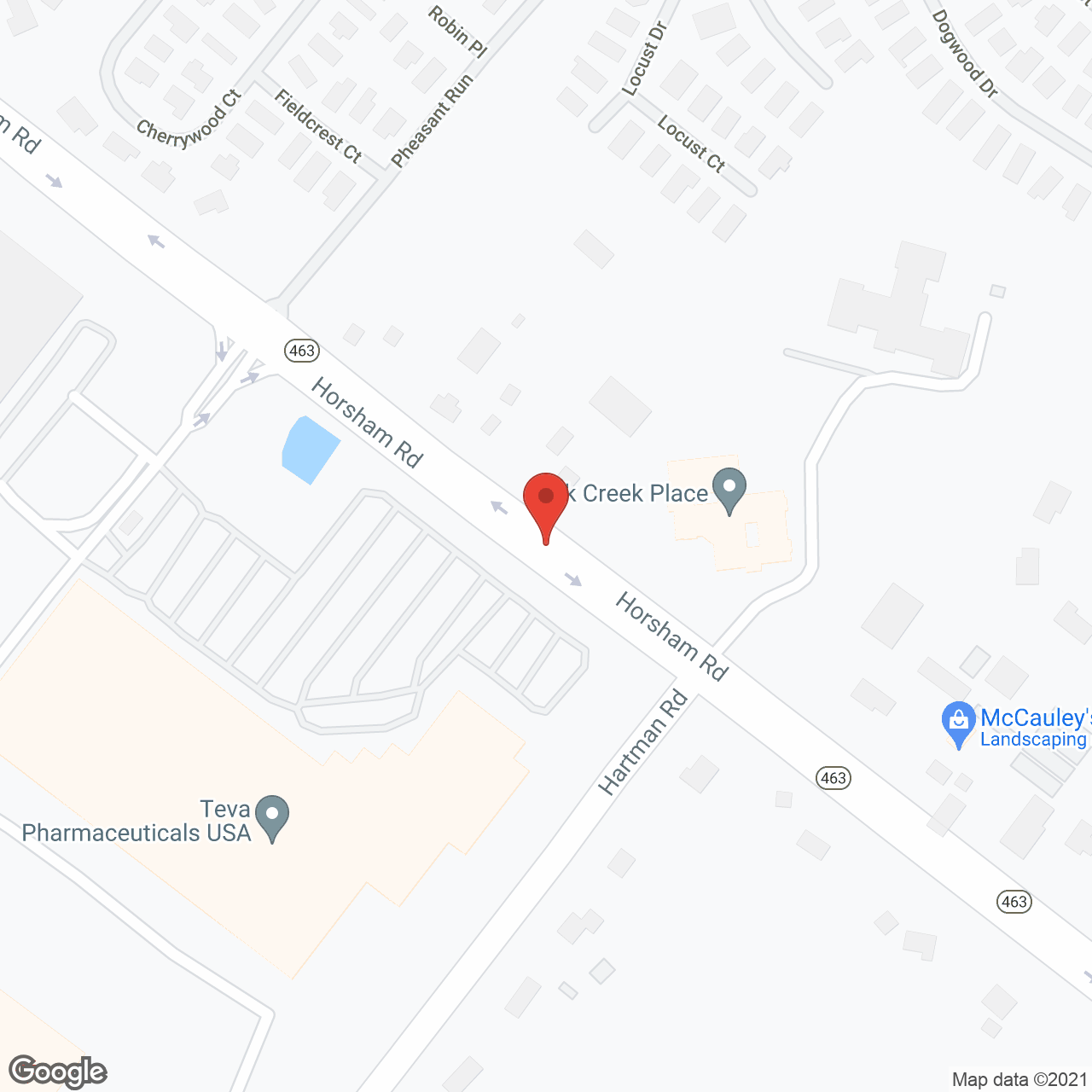 Park Creek Place - PC in google map