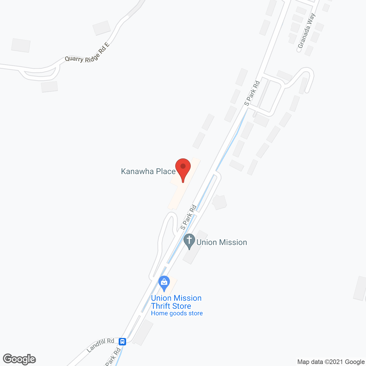 Kanawha Place in google map