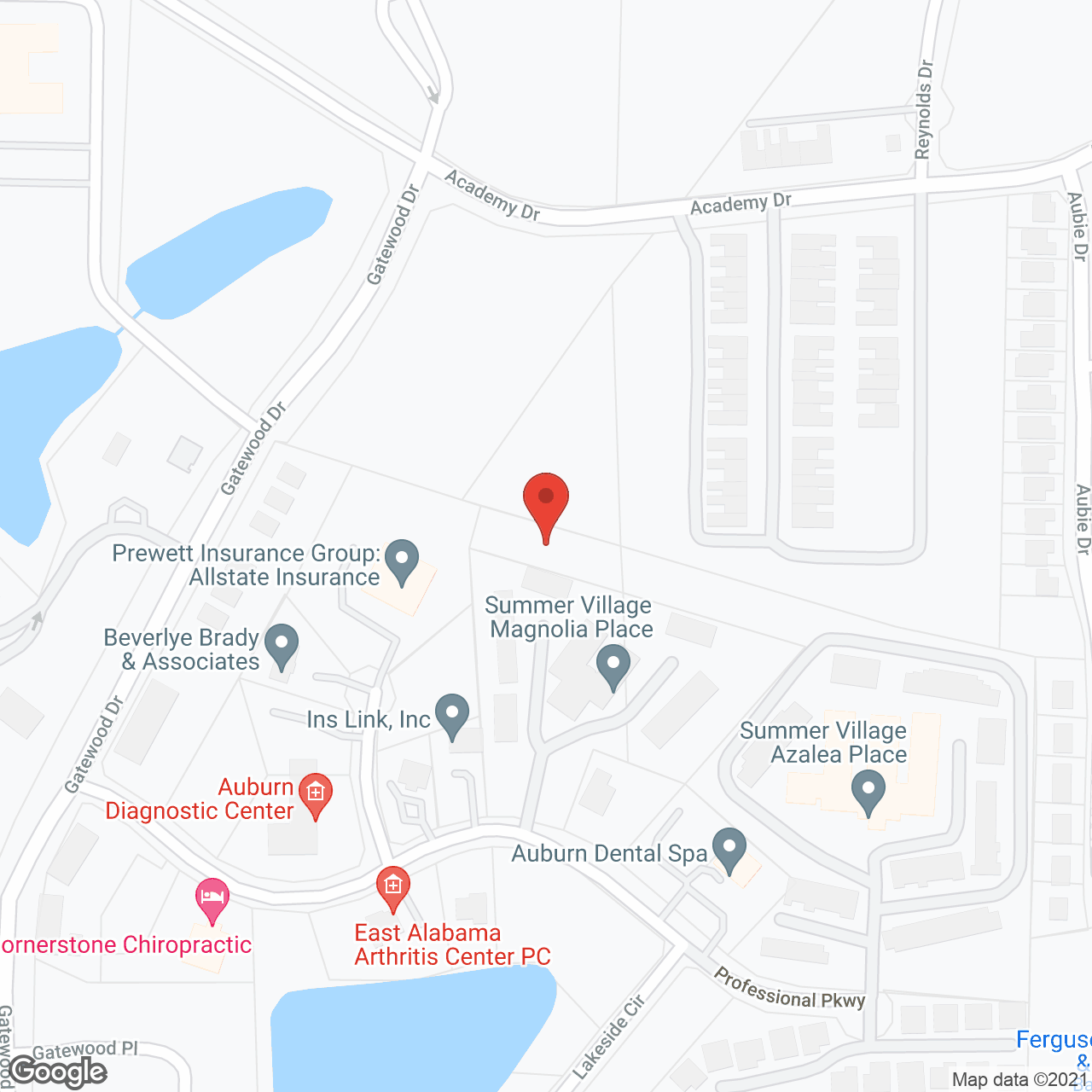 Summer Village Campus in google map
