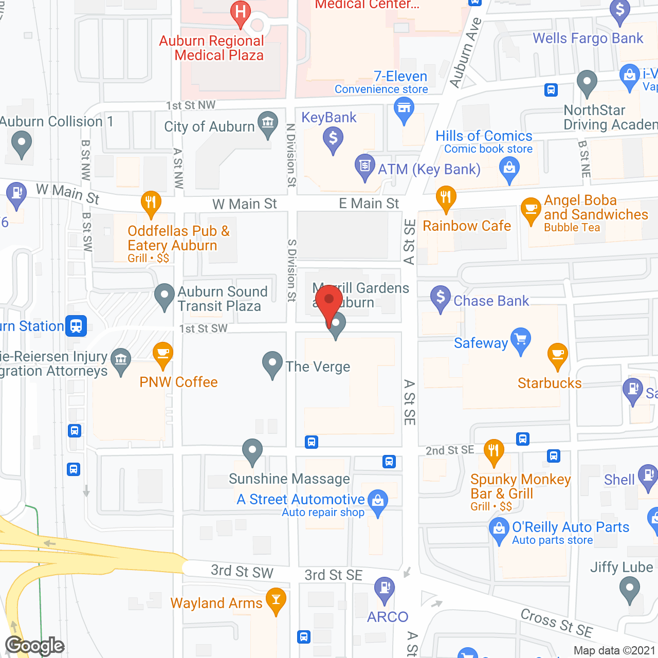 Merrill Gardens at Auburn in google map