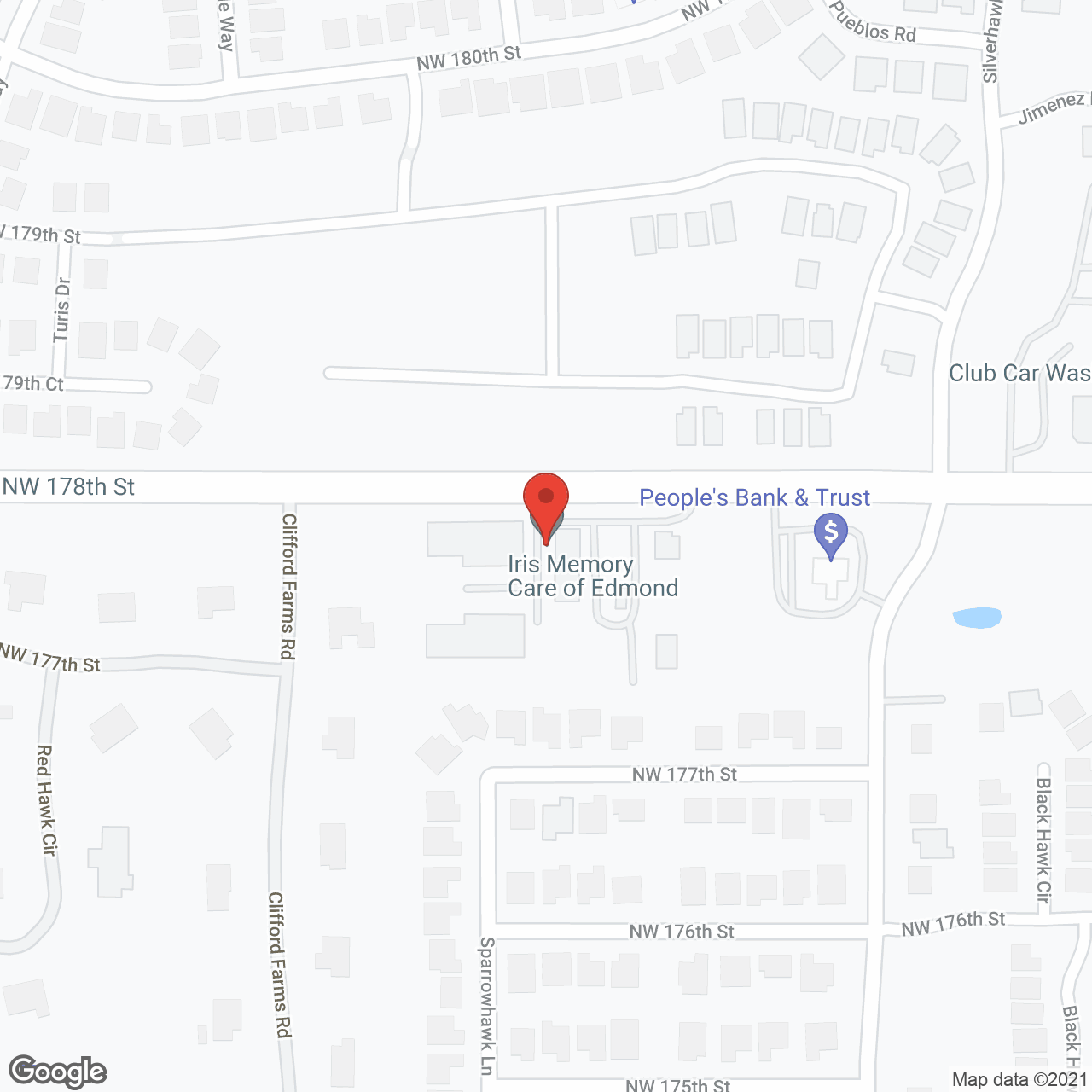 Iris Memory Care of Edmond in google map