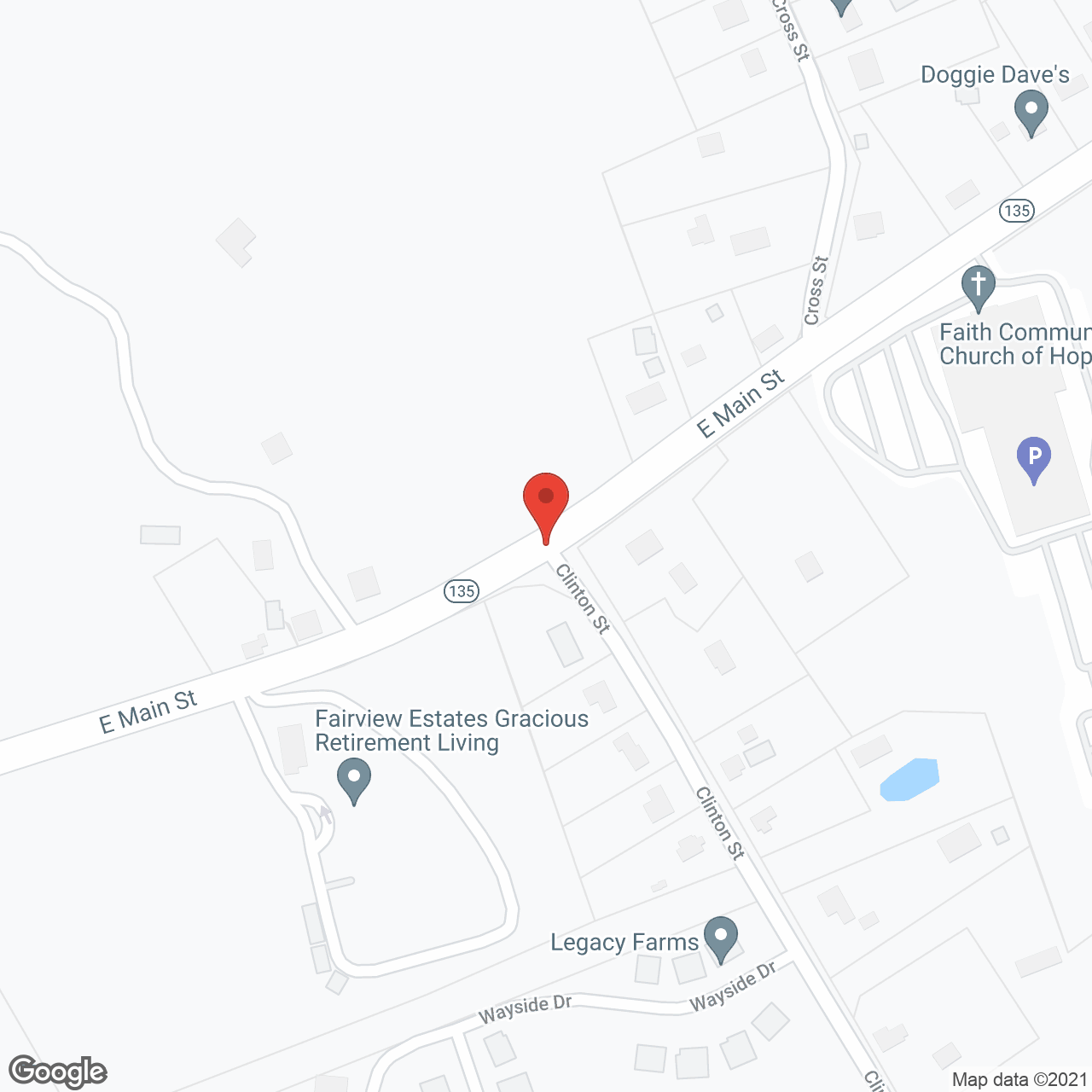 Fairview Estates in google map