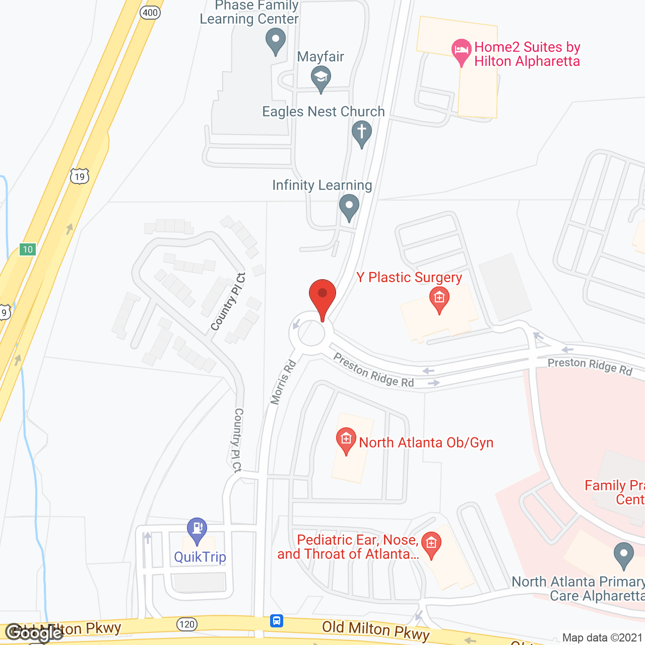 Village Park of Alpharetta in google map