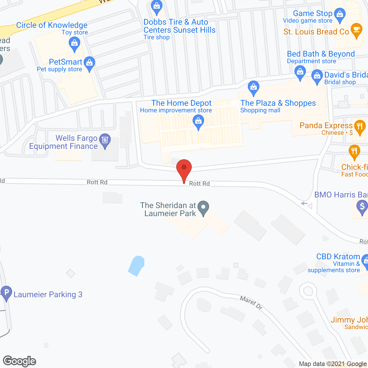 The Grande at Laumeier Park in google map