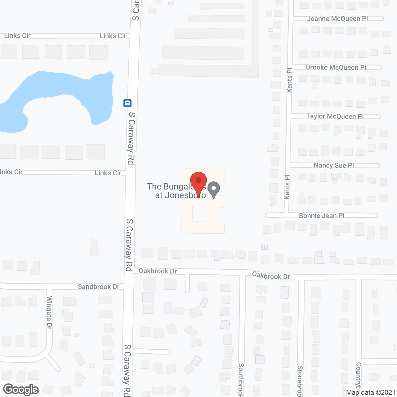 The Bungalows at Jonesboro in google map
