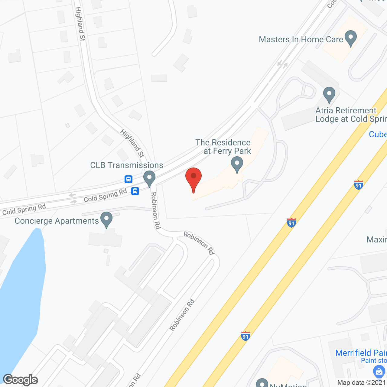 Brookdale Rocky Hill in google map