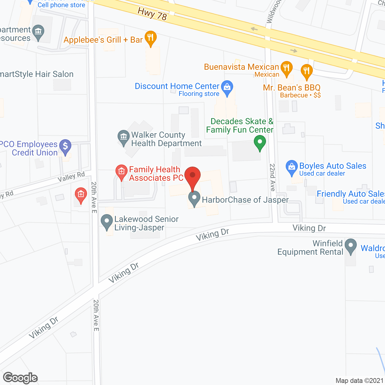 HarborChase of Jasper in google map