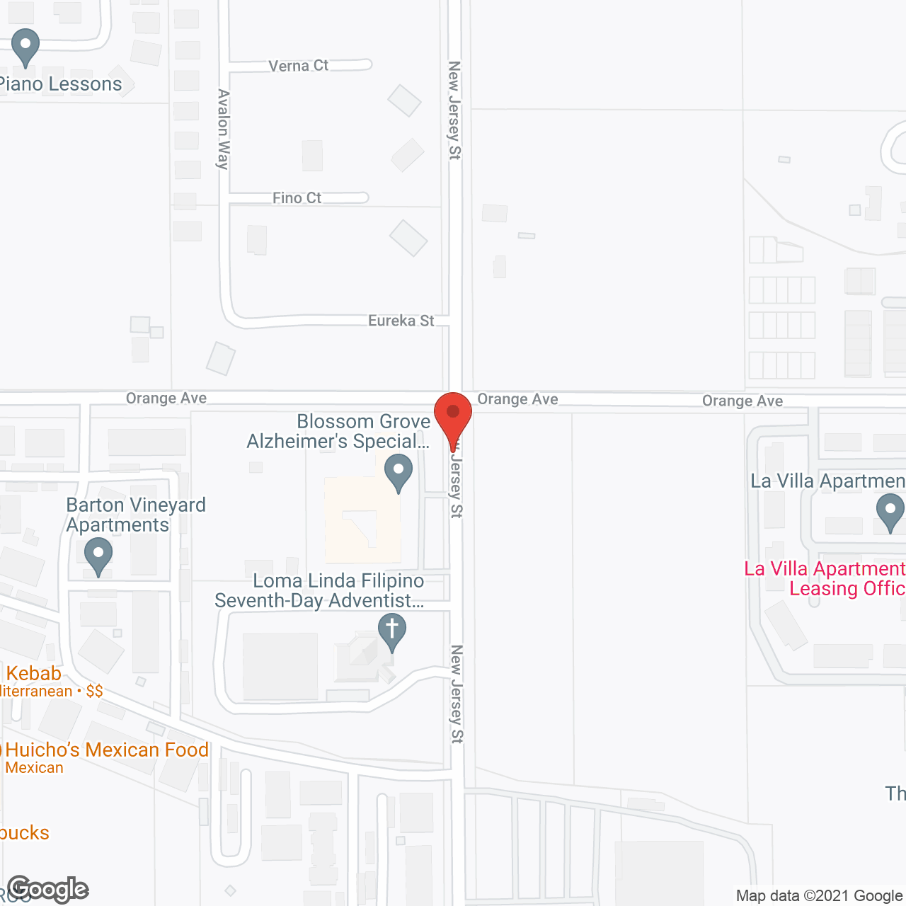 Blossom Grove Alzheimer's Special Care Center in google map