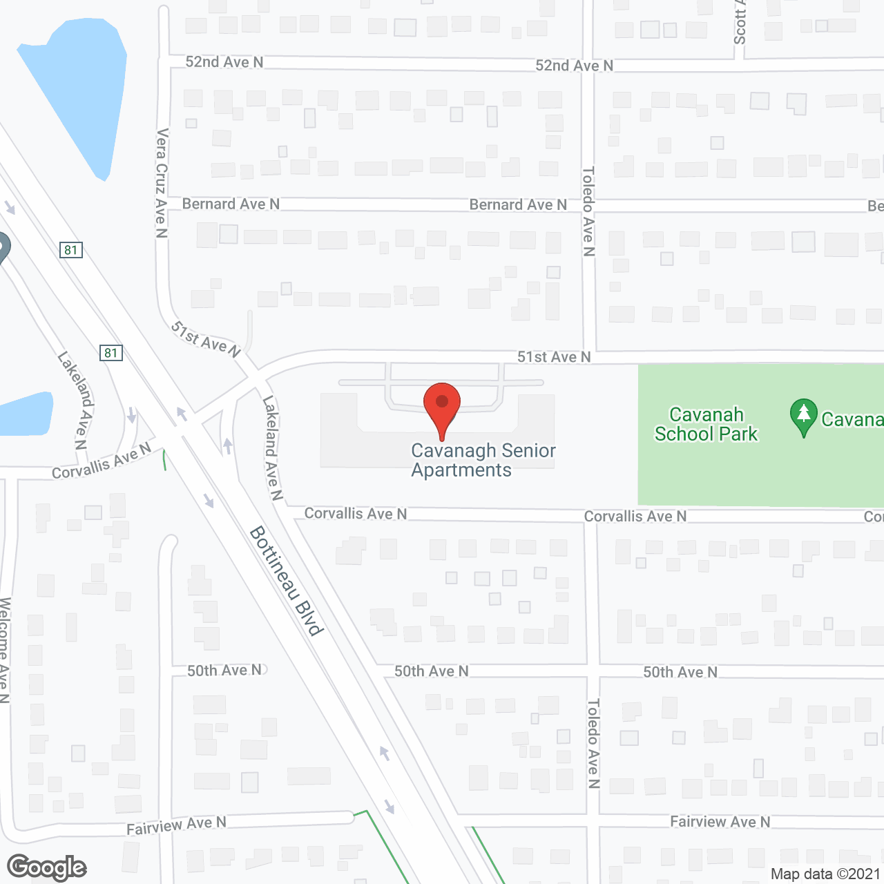 The Cavanagh in google map