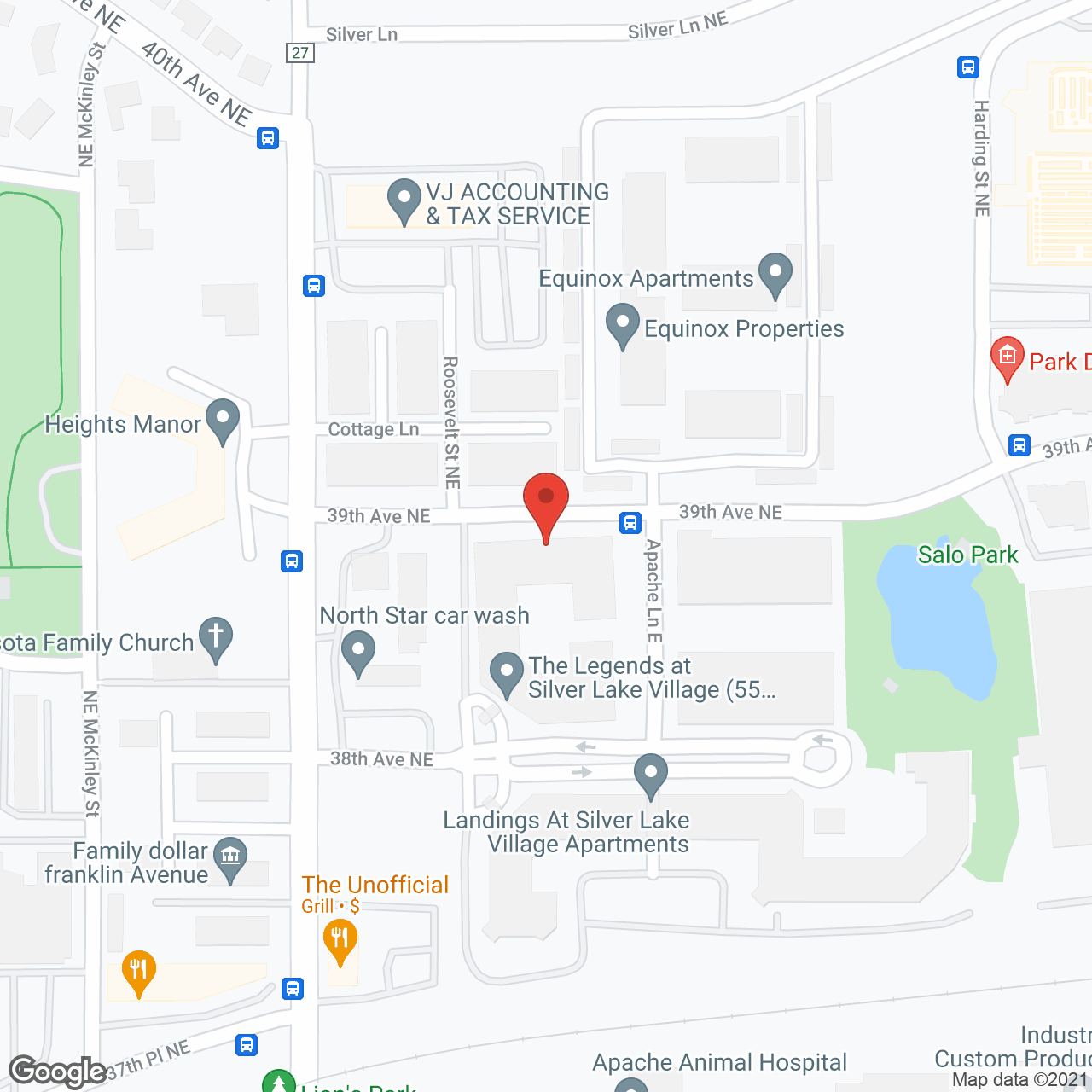 The Legends at Silver Lake Village in google map