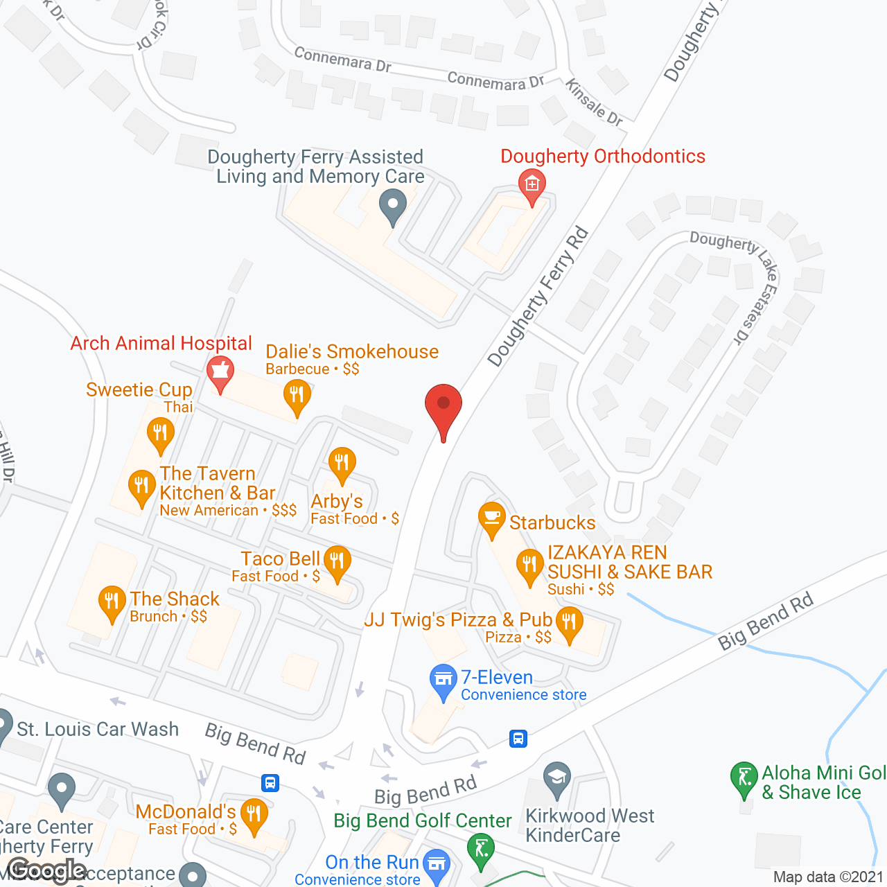 Dougherty Ferry Assisted Living and Memory Care in google map