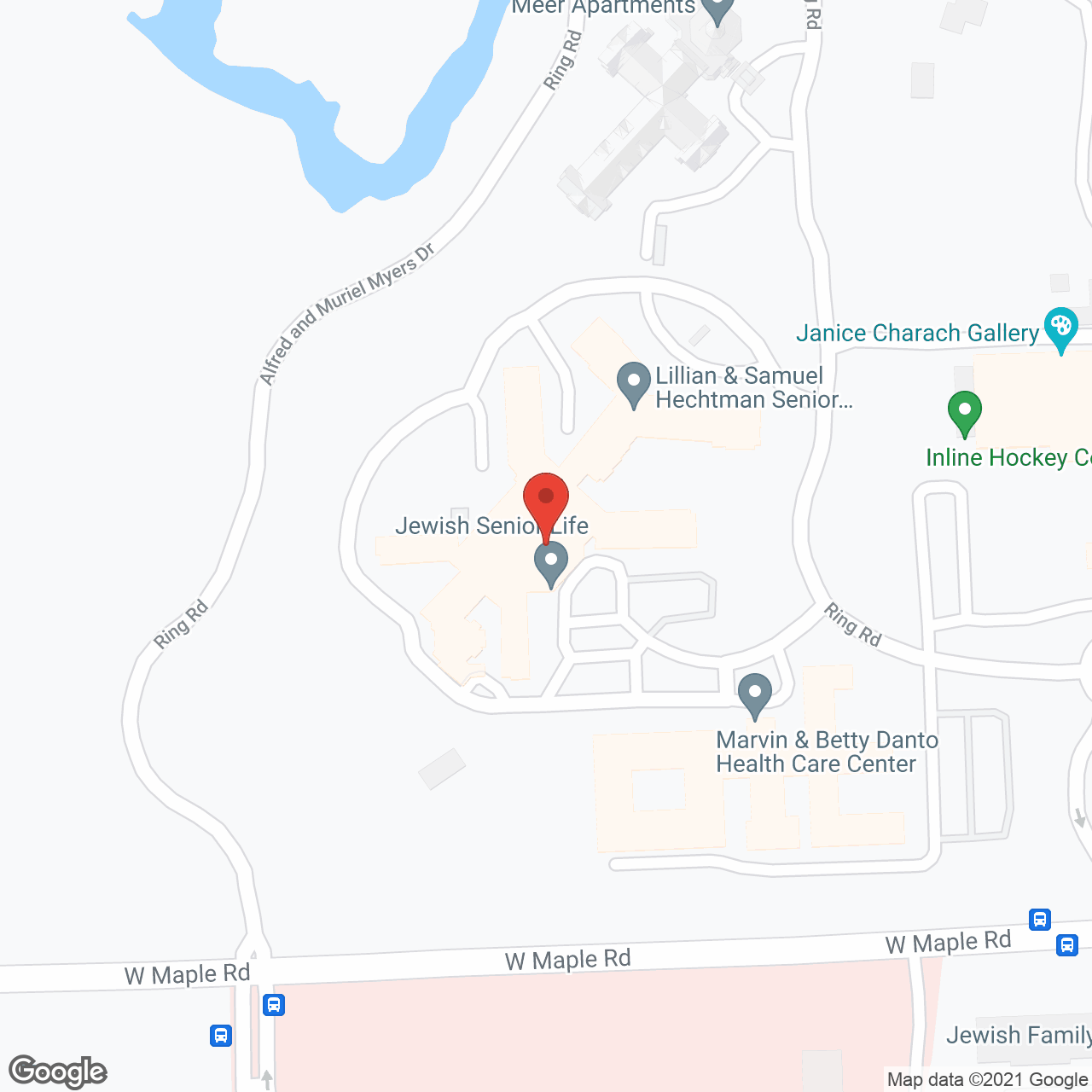 Jewish Senior Life - West Bloomfield in google map