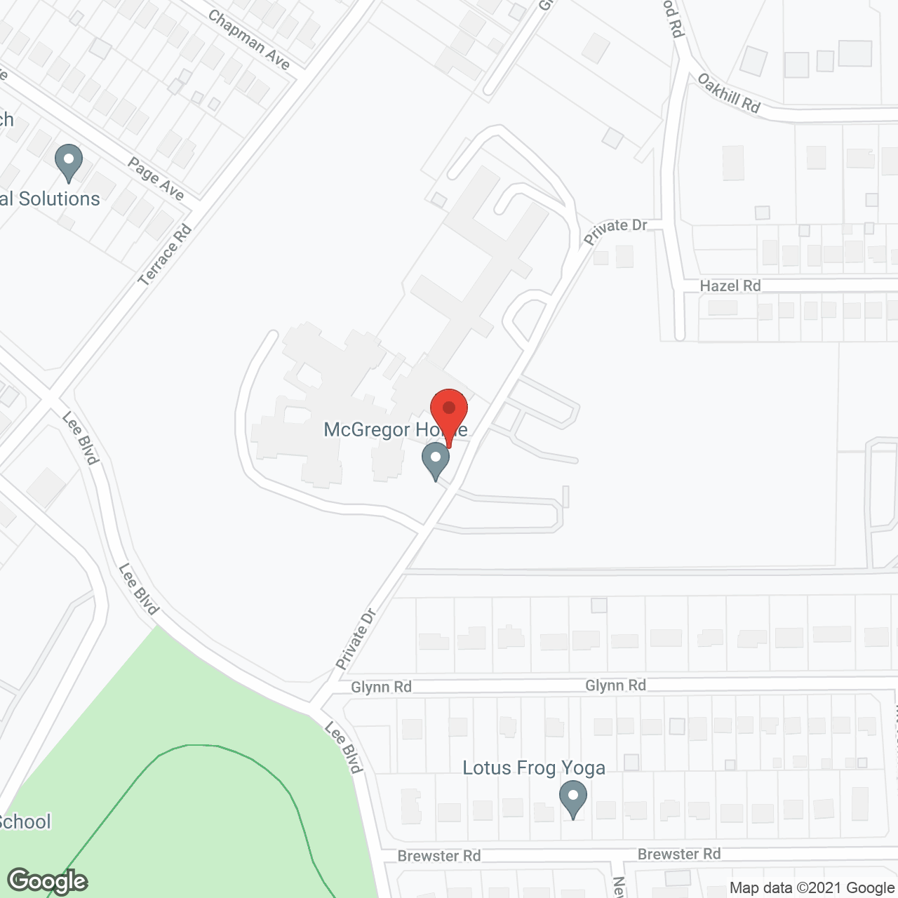 McGregor Assisted & Independent Living in google map