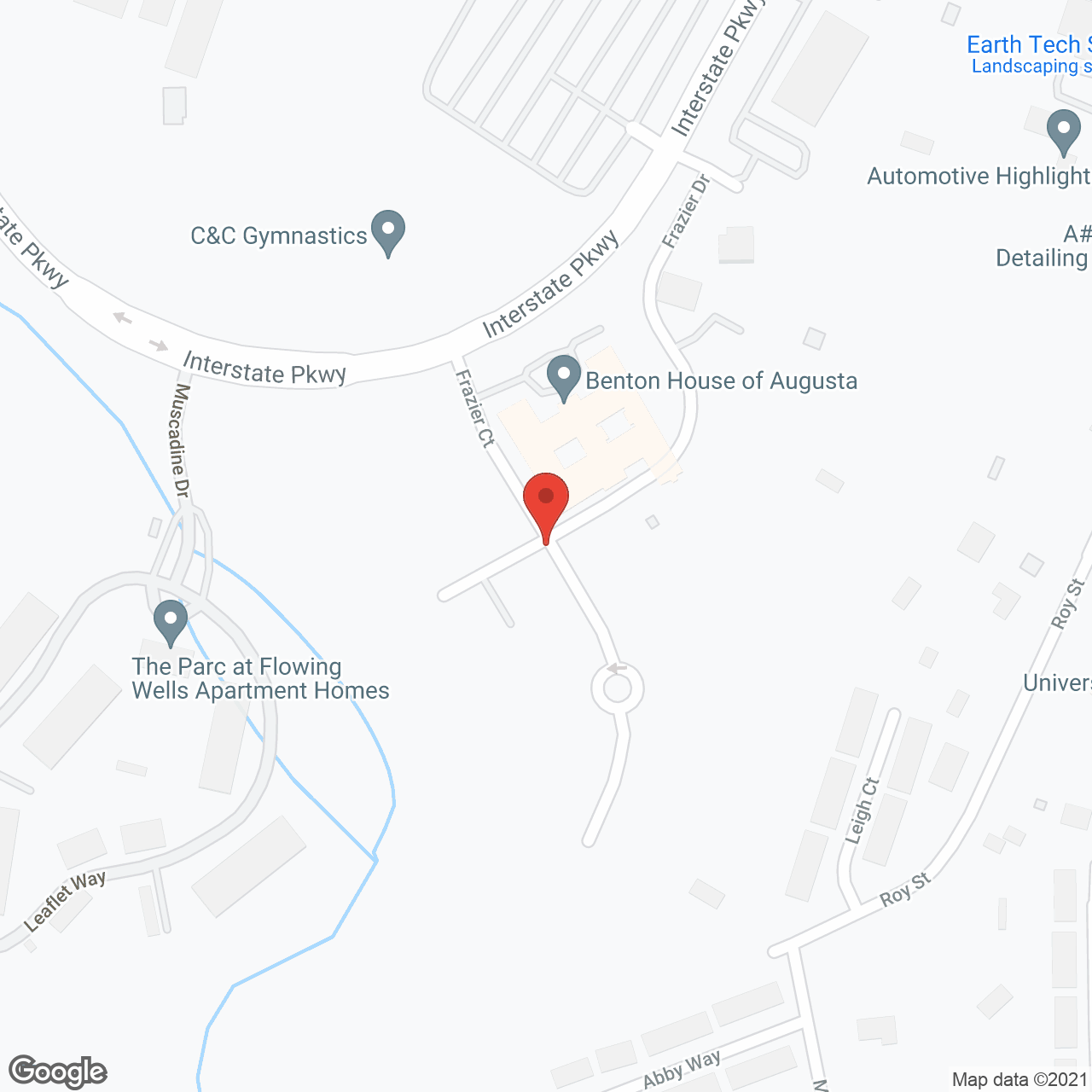 Benton House of Augusta in google map