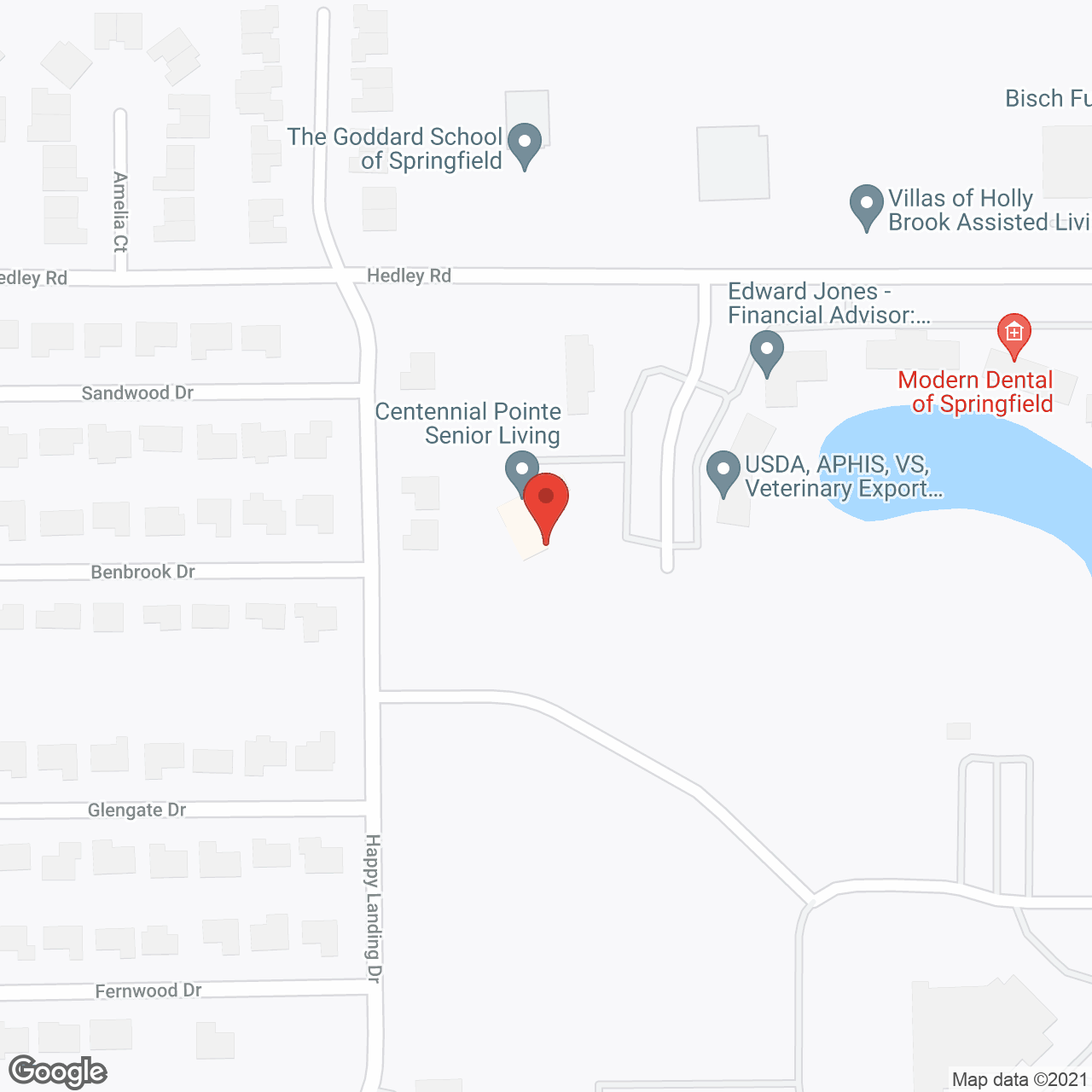 Centennial Pointe Assisted Living & Arbors in google map