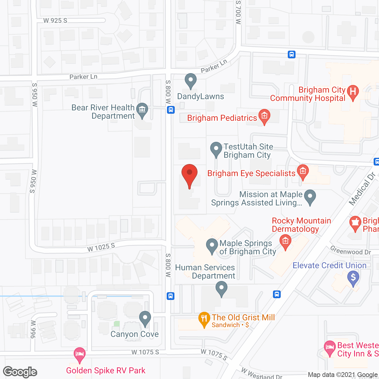 The Gables Assisted Living & Memory Care of Brigham City in google map
