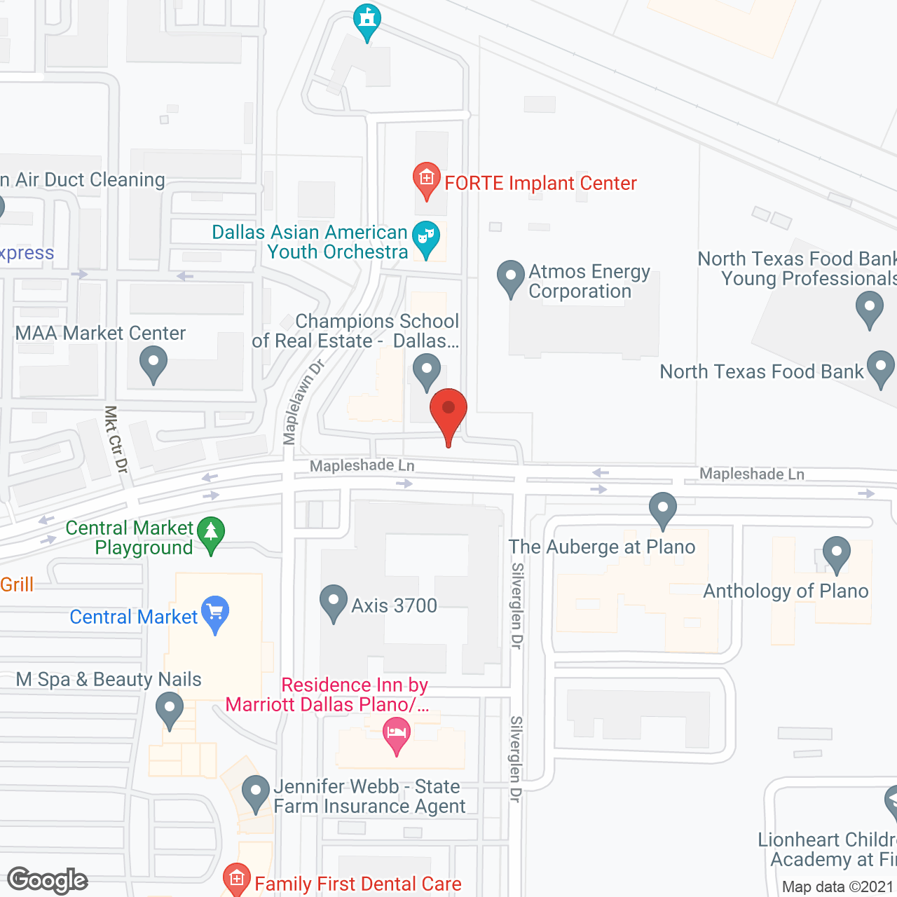 Anthology of Plano in google map