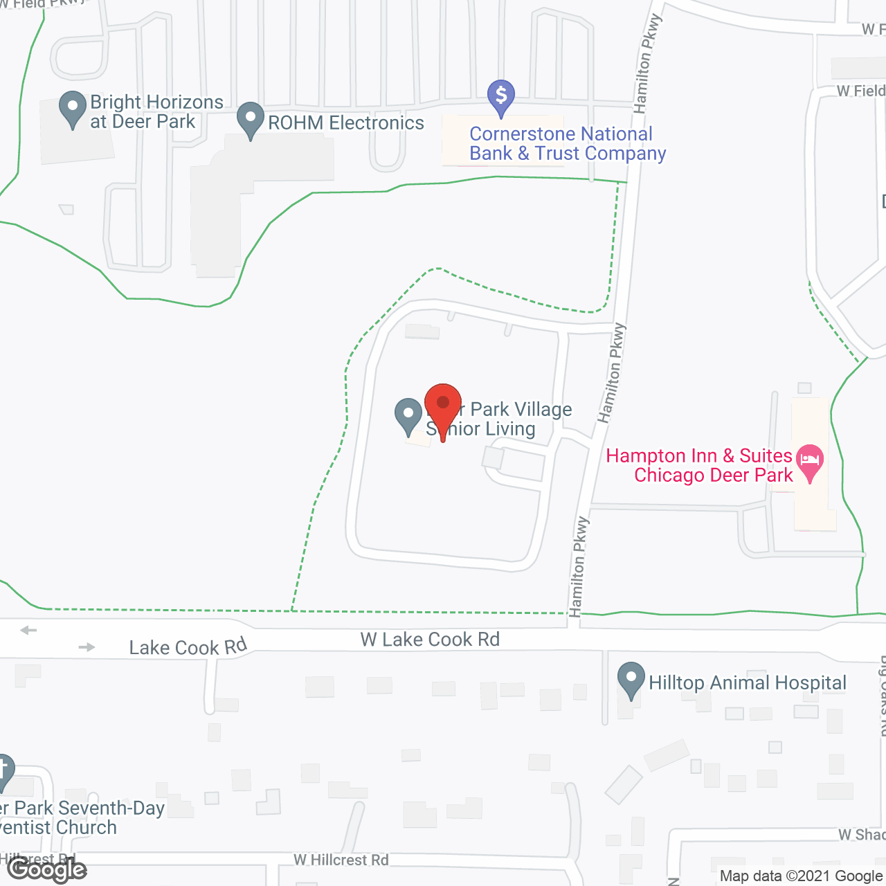 Deer Park Village in google map