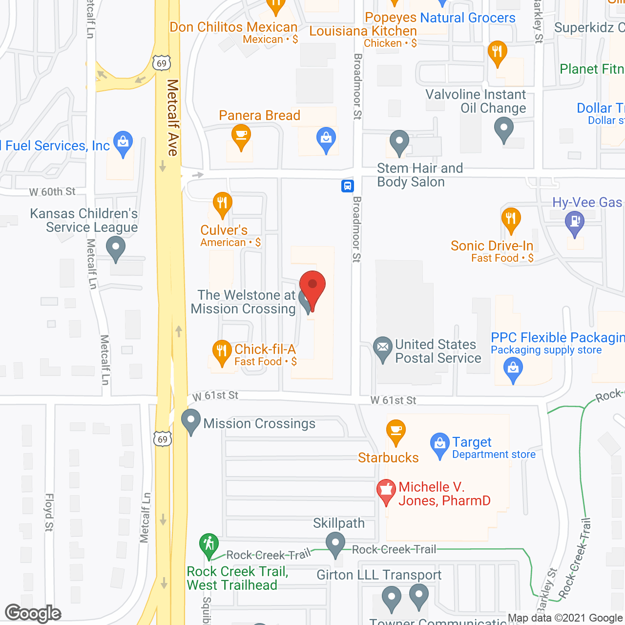 The Welstone in google map