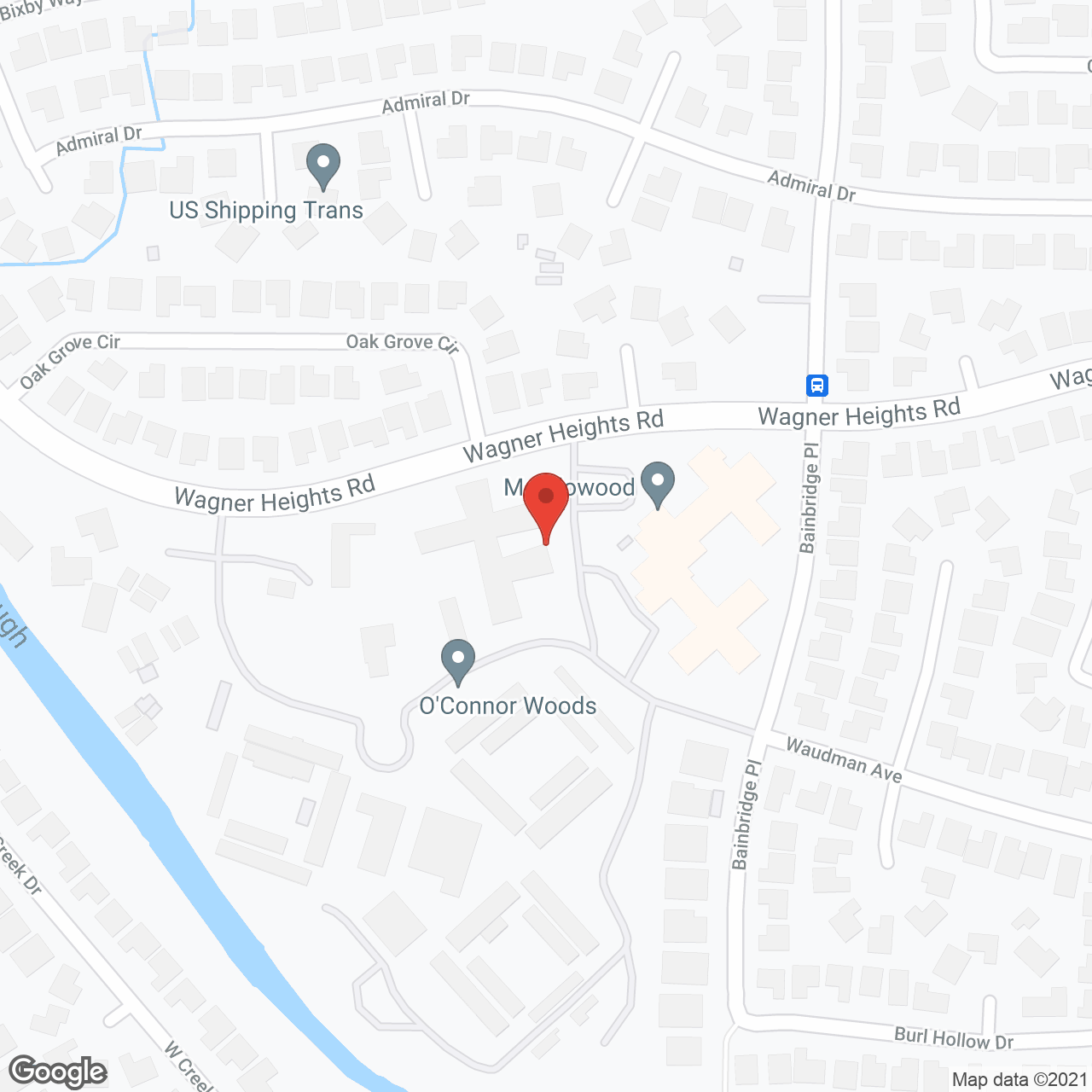 Garden Oaks in google map