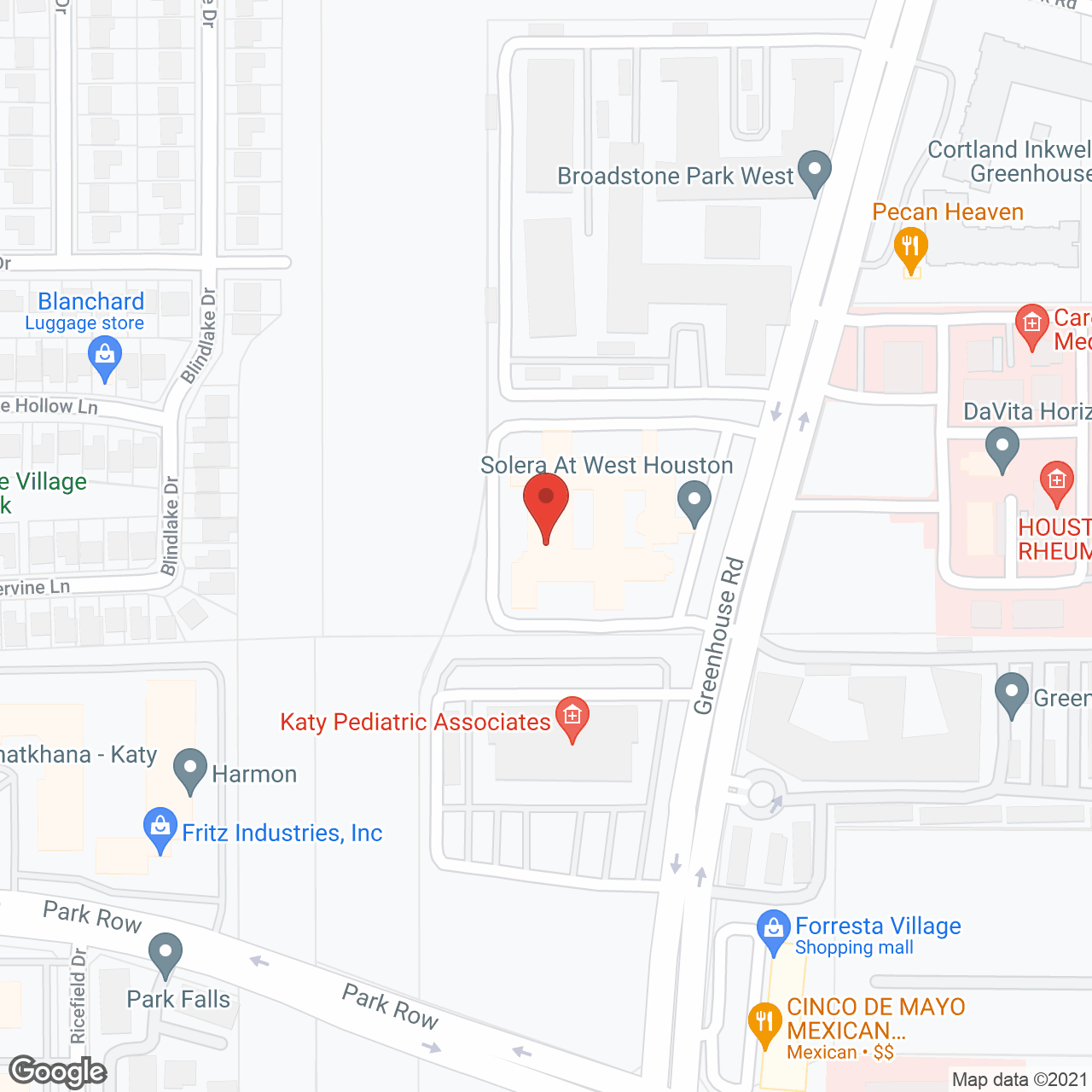 Solera At West Houston in google map