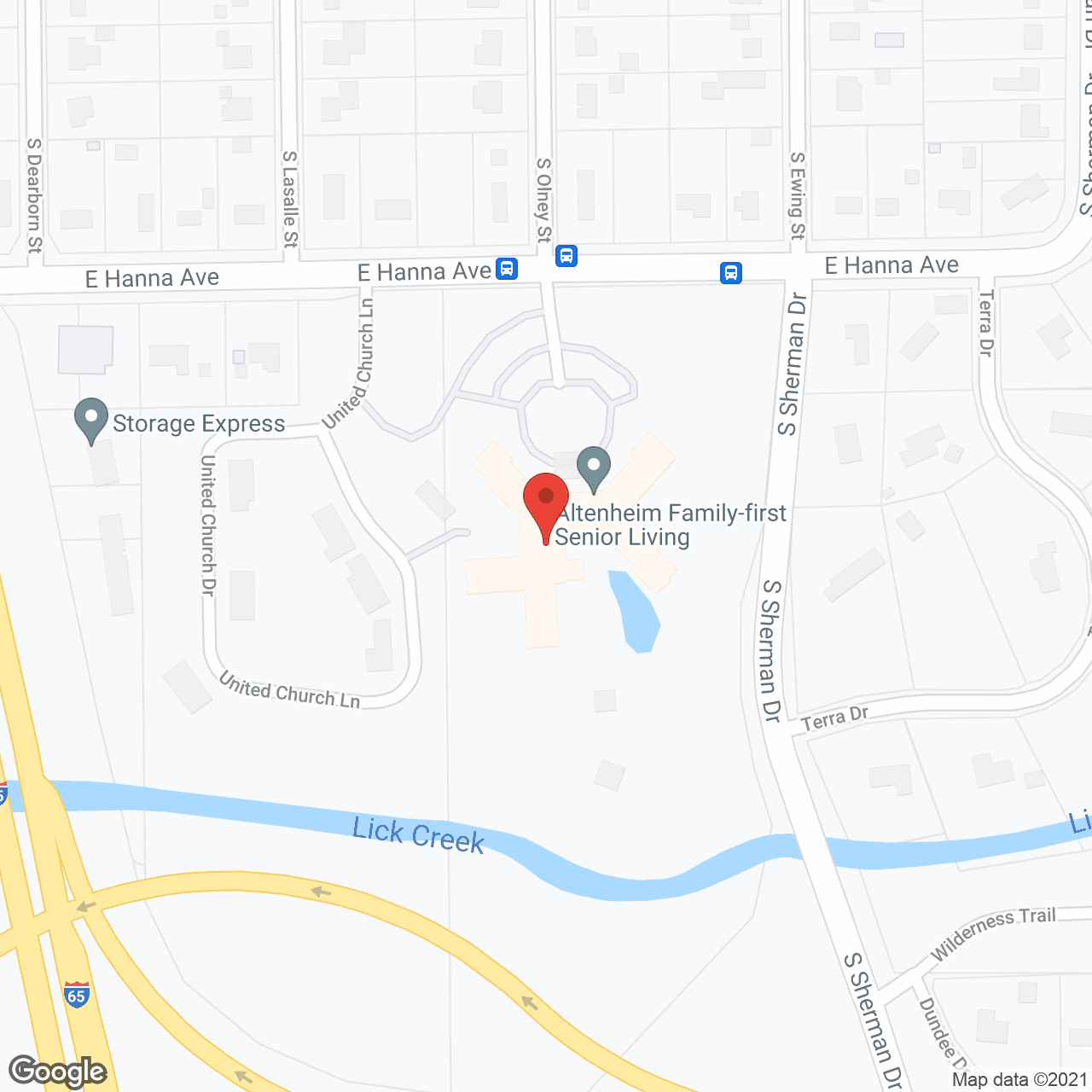 Altenheim in google map