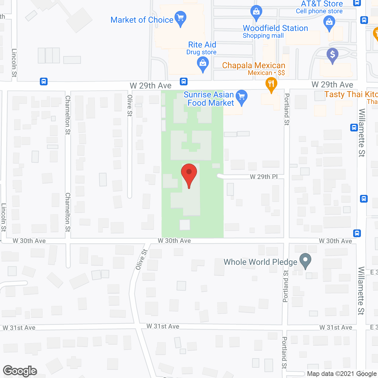 Cascade Manor-CCRC in google map