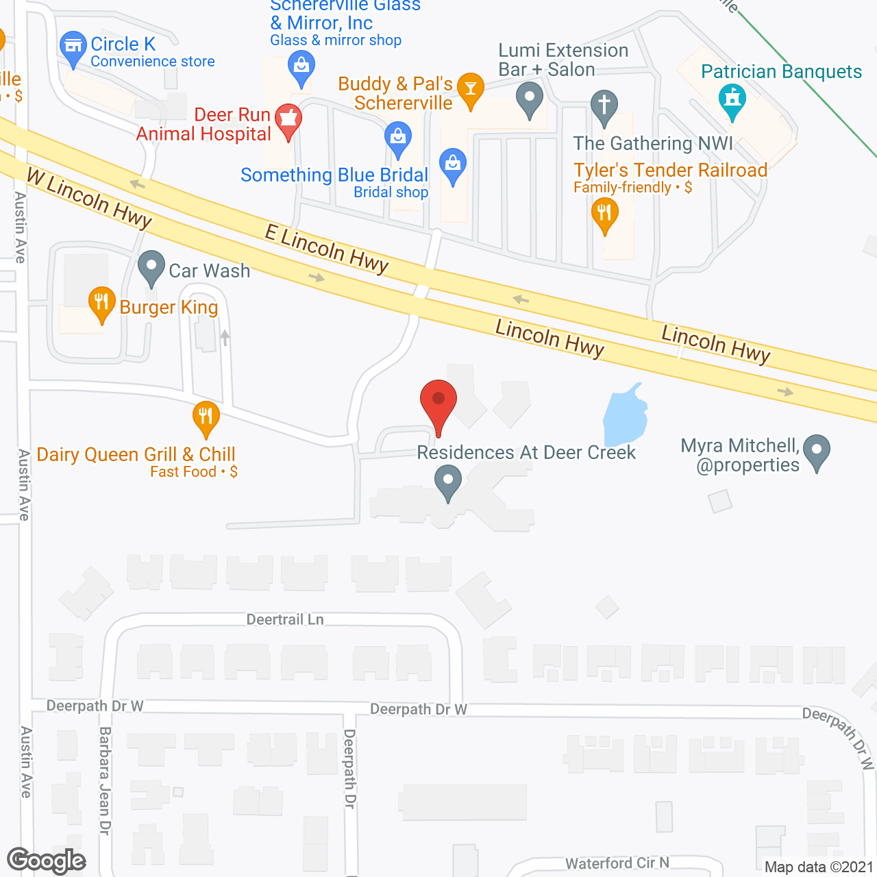 Residences at Deer Creek in google map