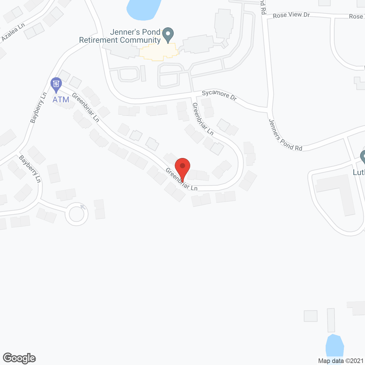 Simpson at Jenner's Pond,  a CCRC in google map