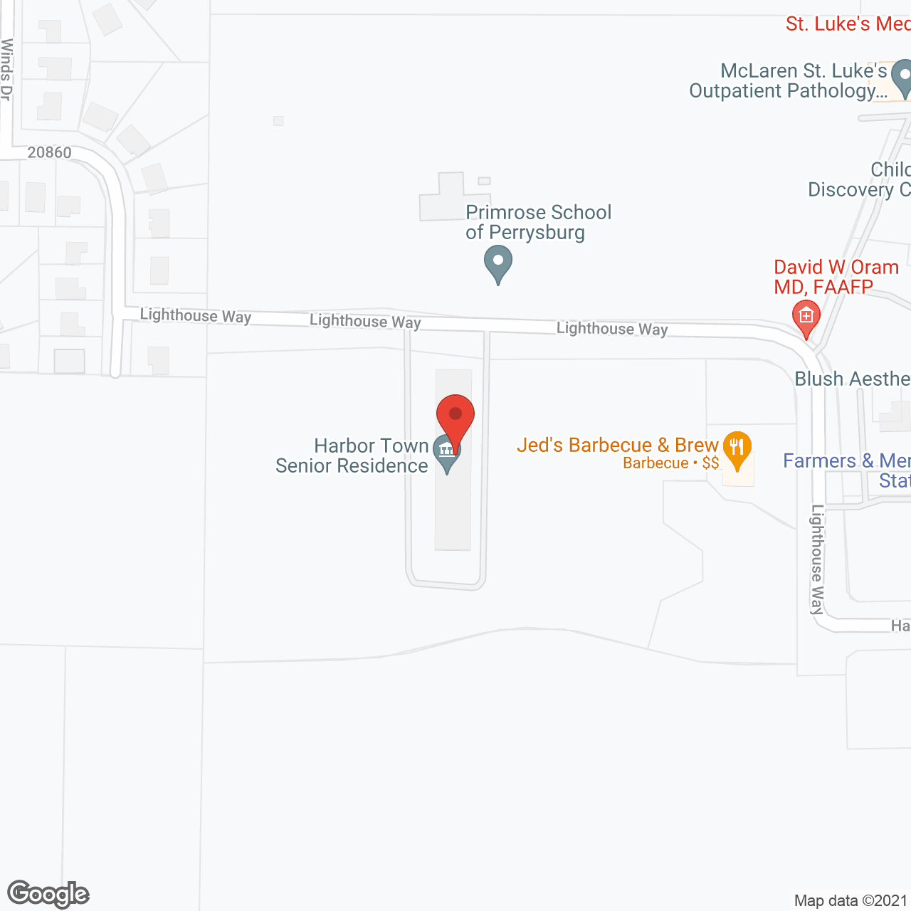 Harbor Town Senior Residence in google map