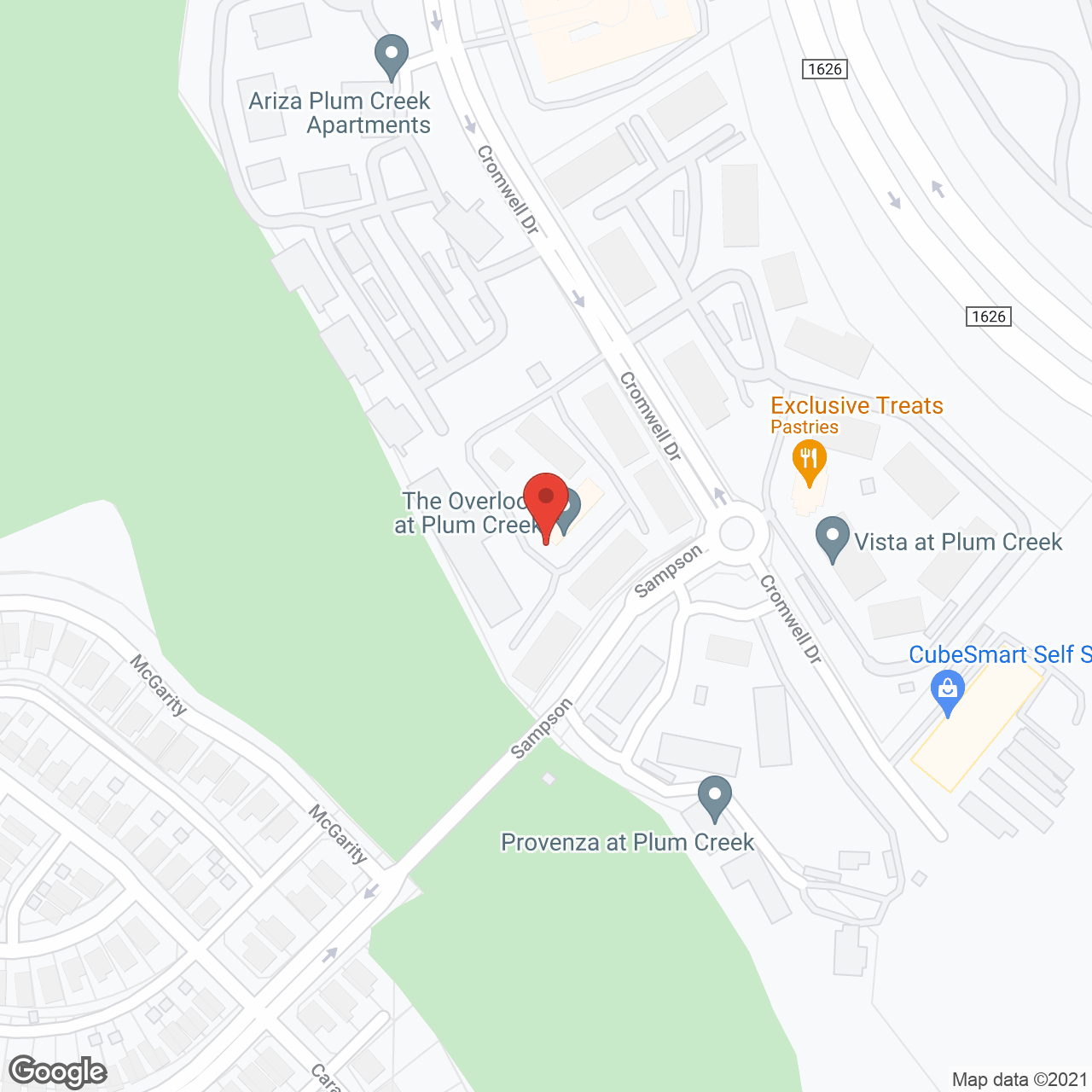 The Overlook At Plum Creek in google map