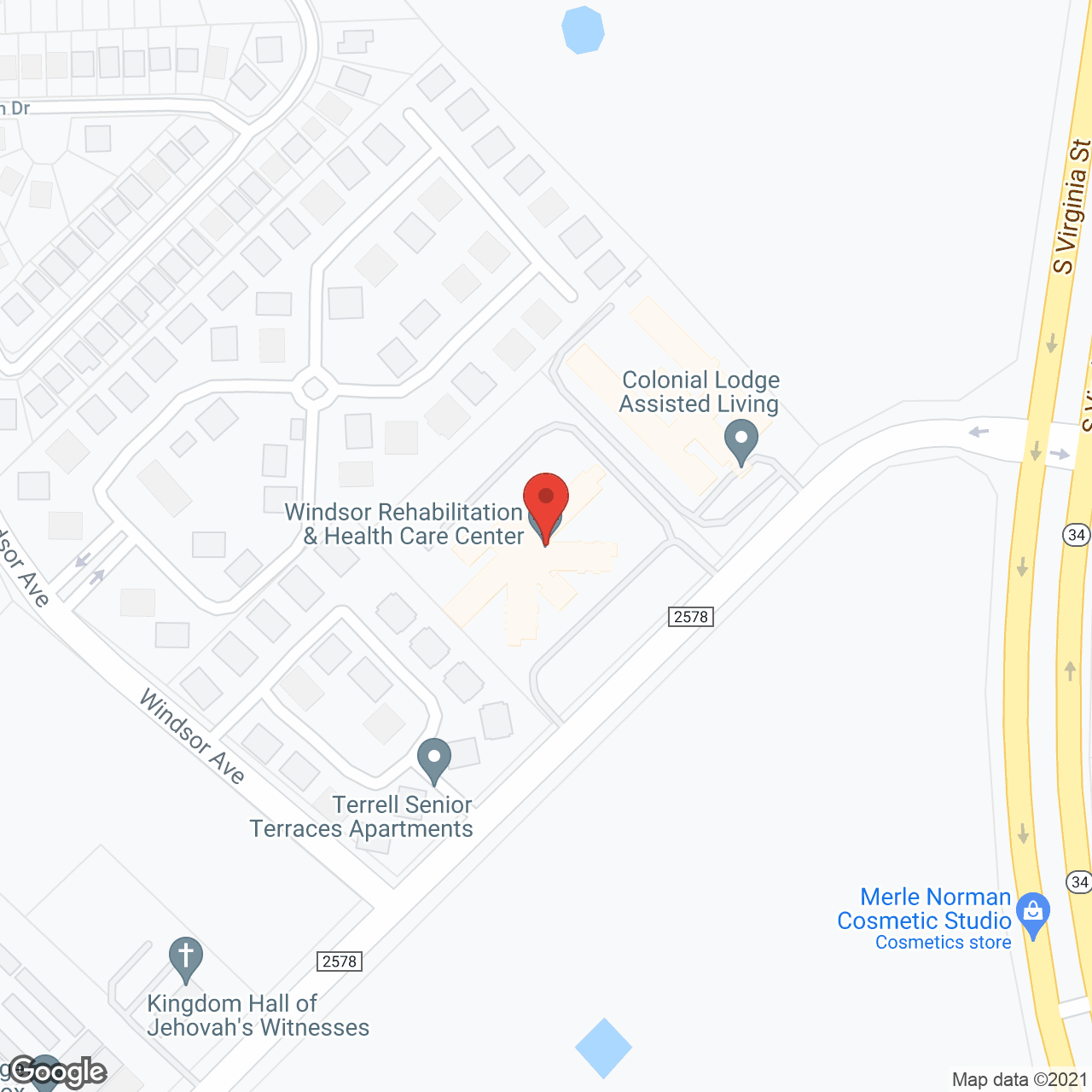 Windsor Rehabilitation And Health Care Center in google map