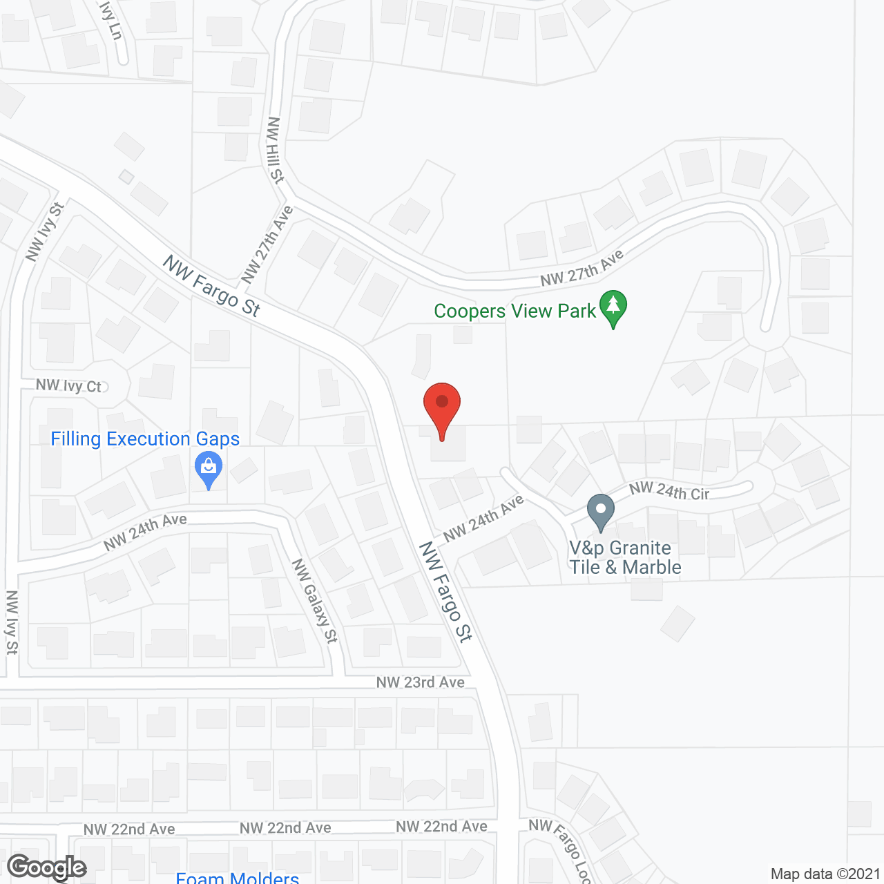 Camas Hills Care Home in google map