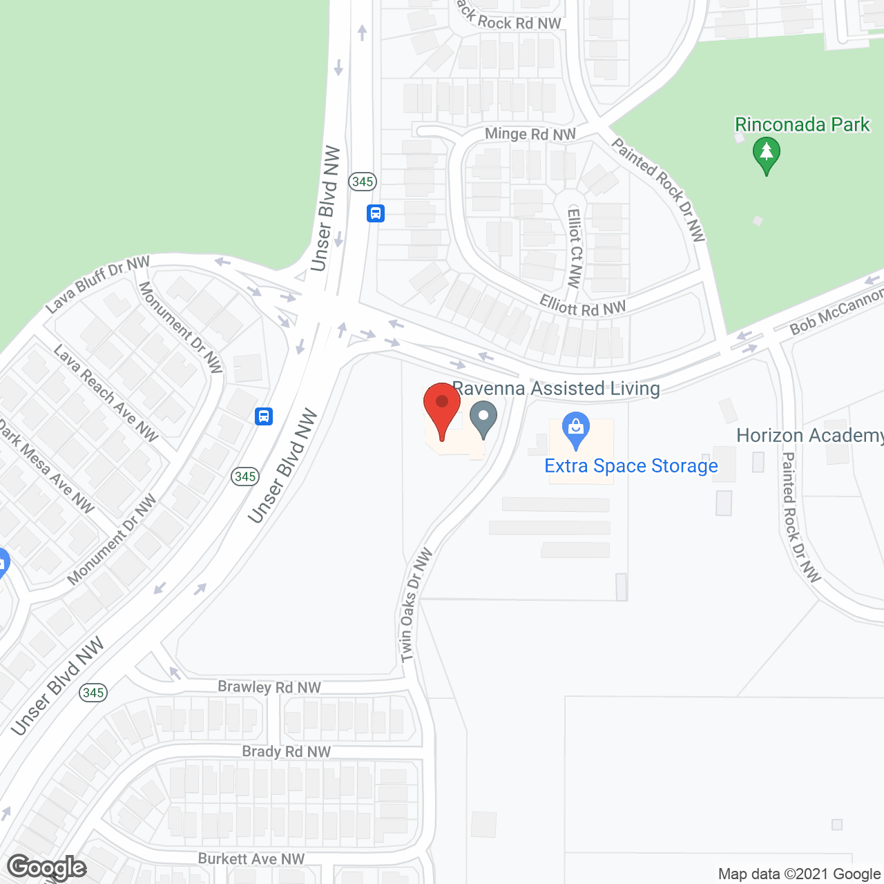 Ravenna Assisted Living in google map