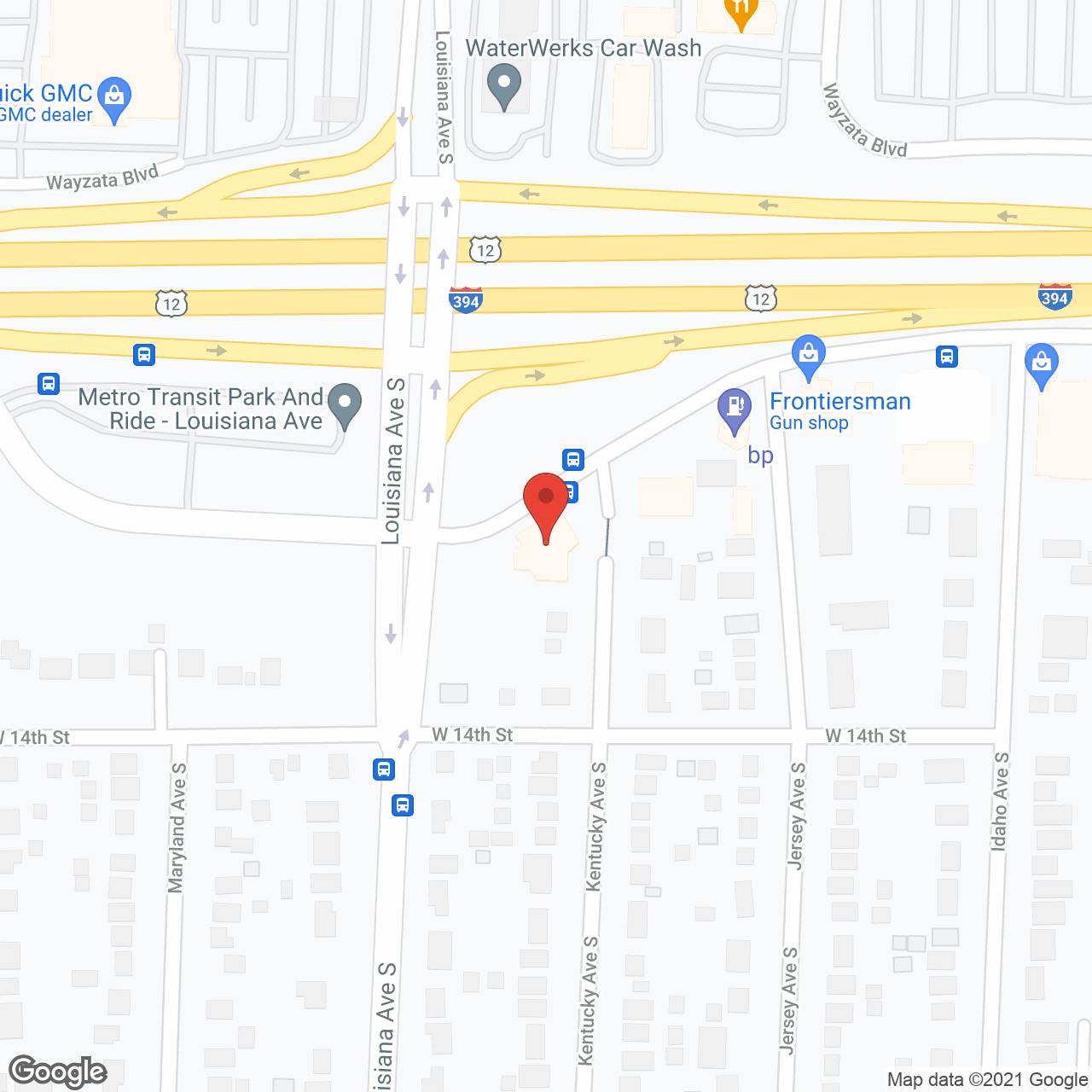 Comfort Residence Saint Louis Park in google map