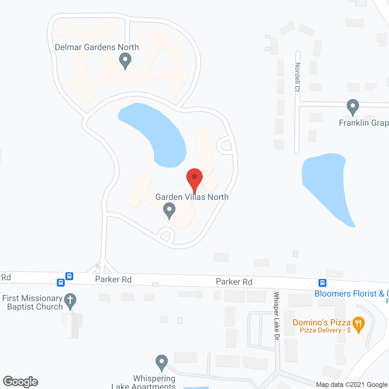 Garden Villas North in google map
