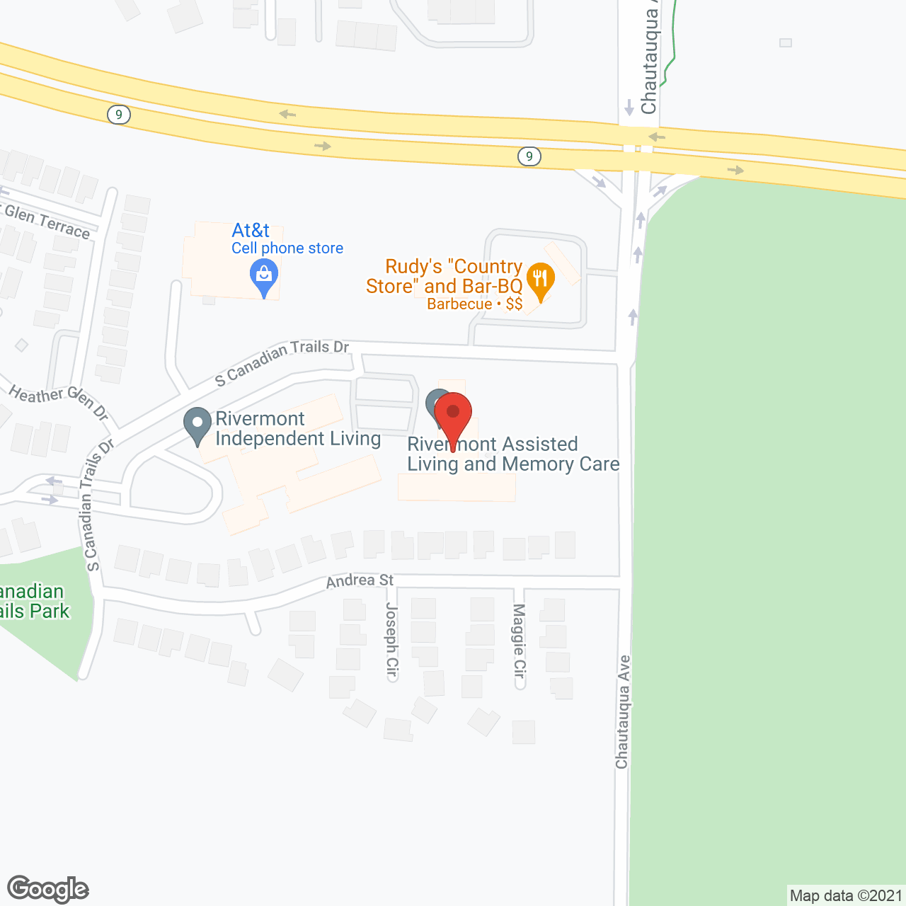Rivermont Assisted Living Memory Care in google map