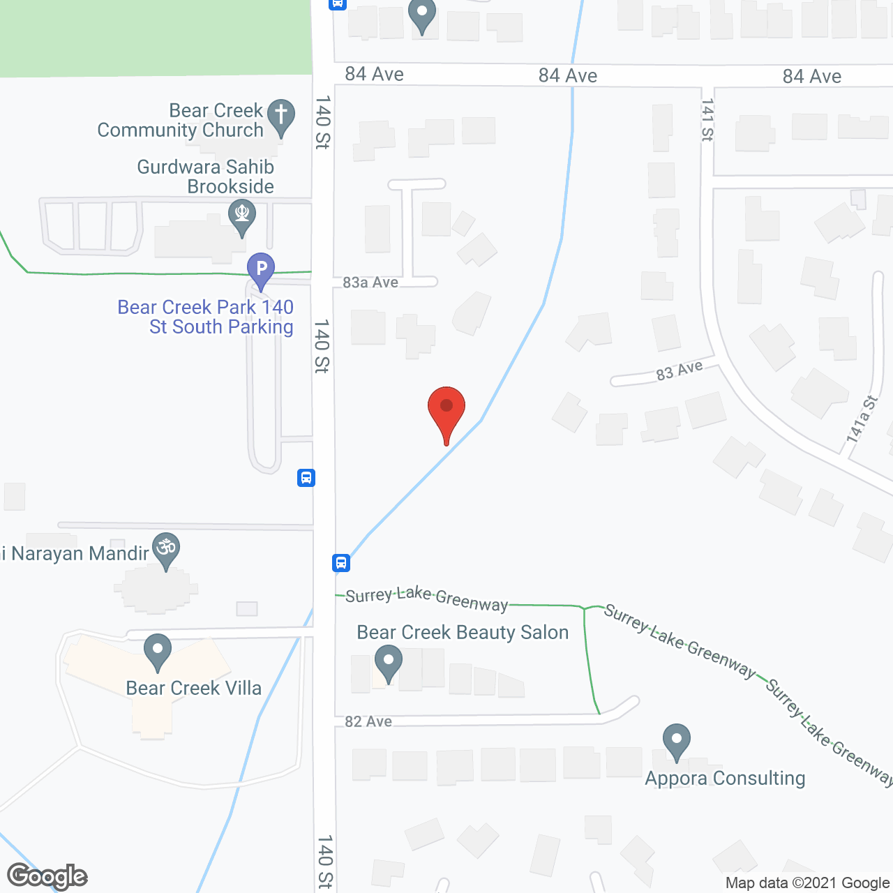 Bear Creek Villa in google map