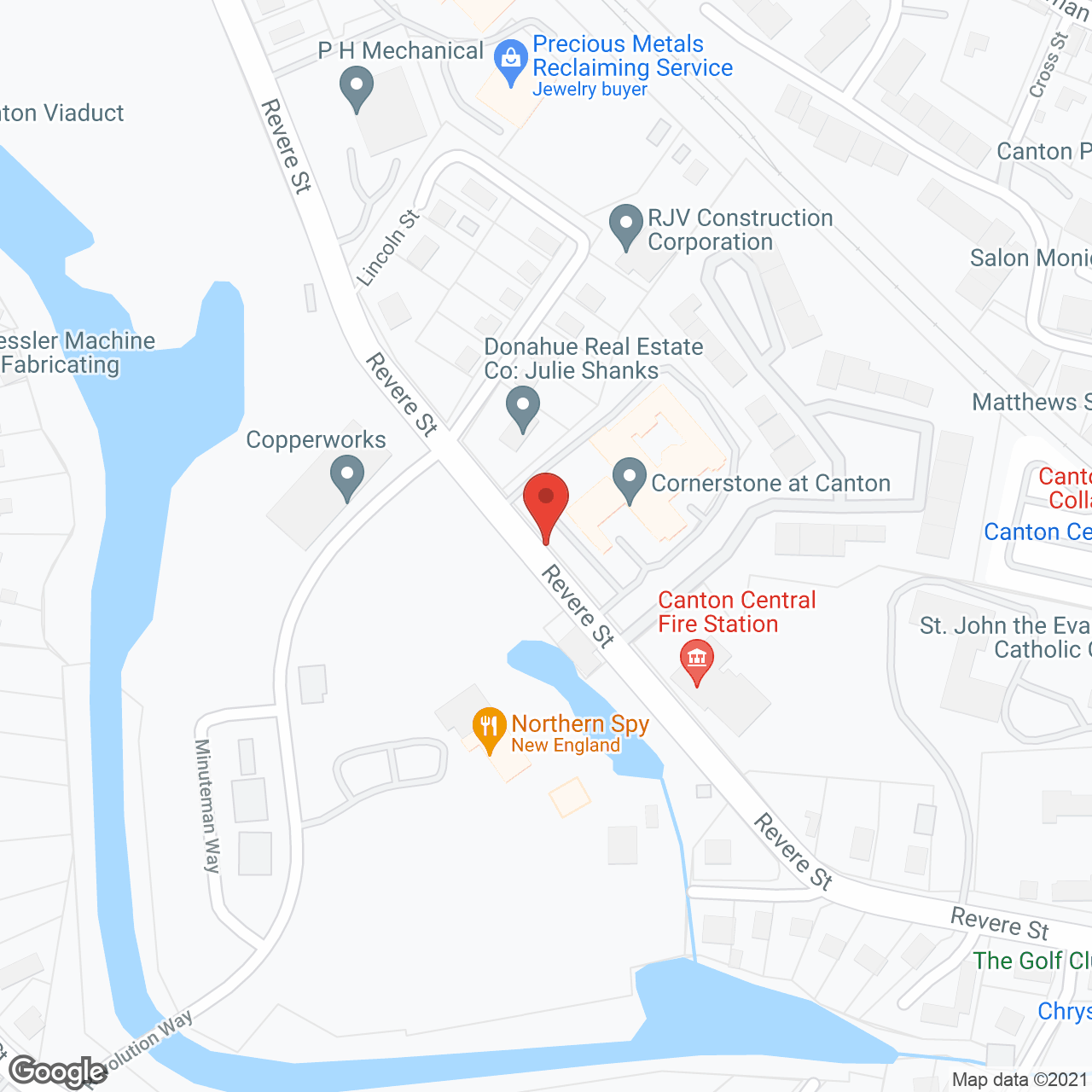 Cornerstone at Canton in google map