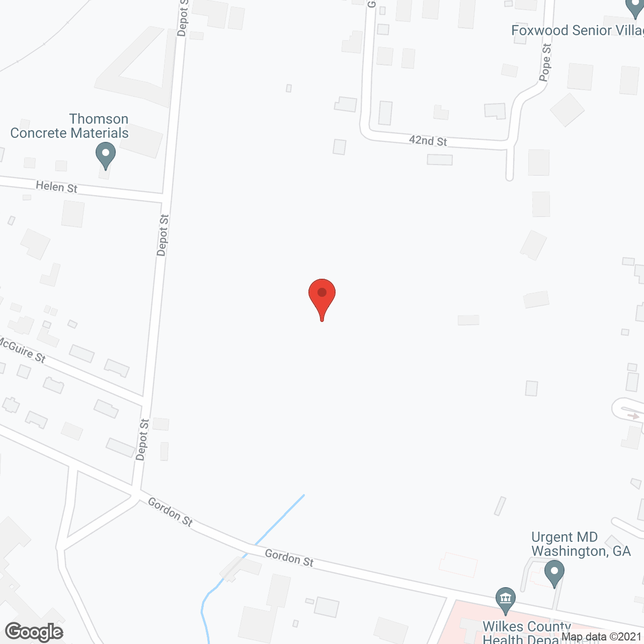 Foxwood Senior Village in google map