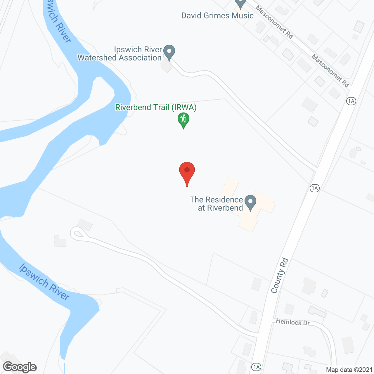 The Residence at Riverbend in google map