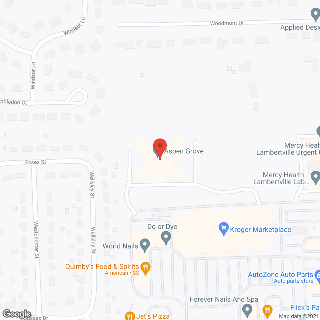 Aspen Grove in google map