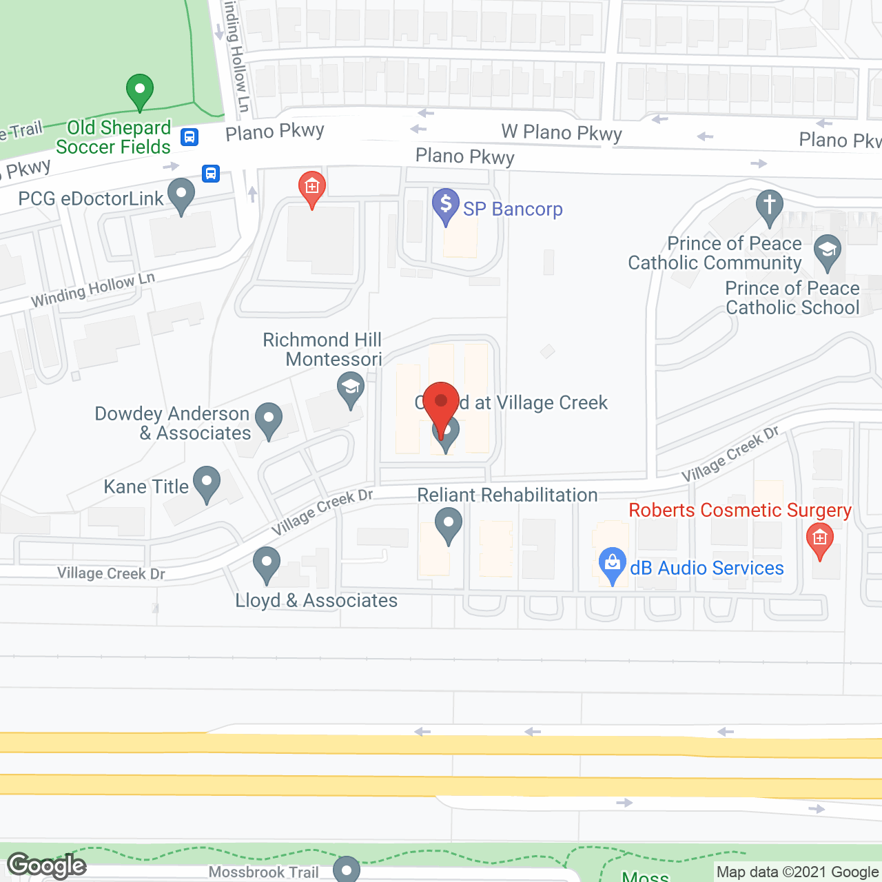 Cariad at Village Creek Assisted Living and Memory Care in google map