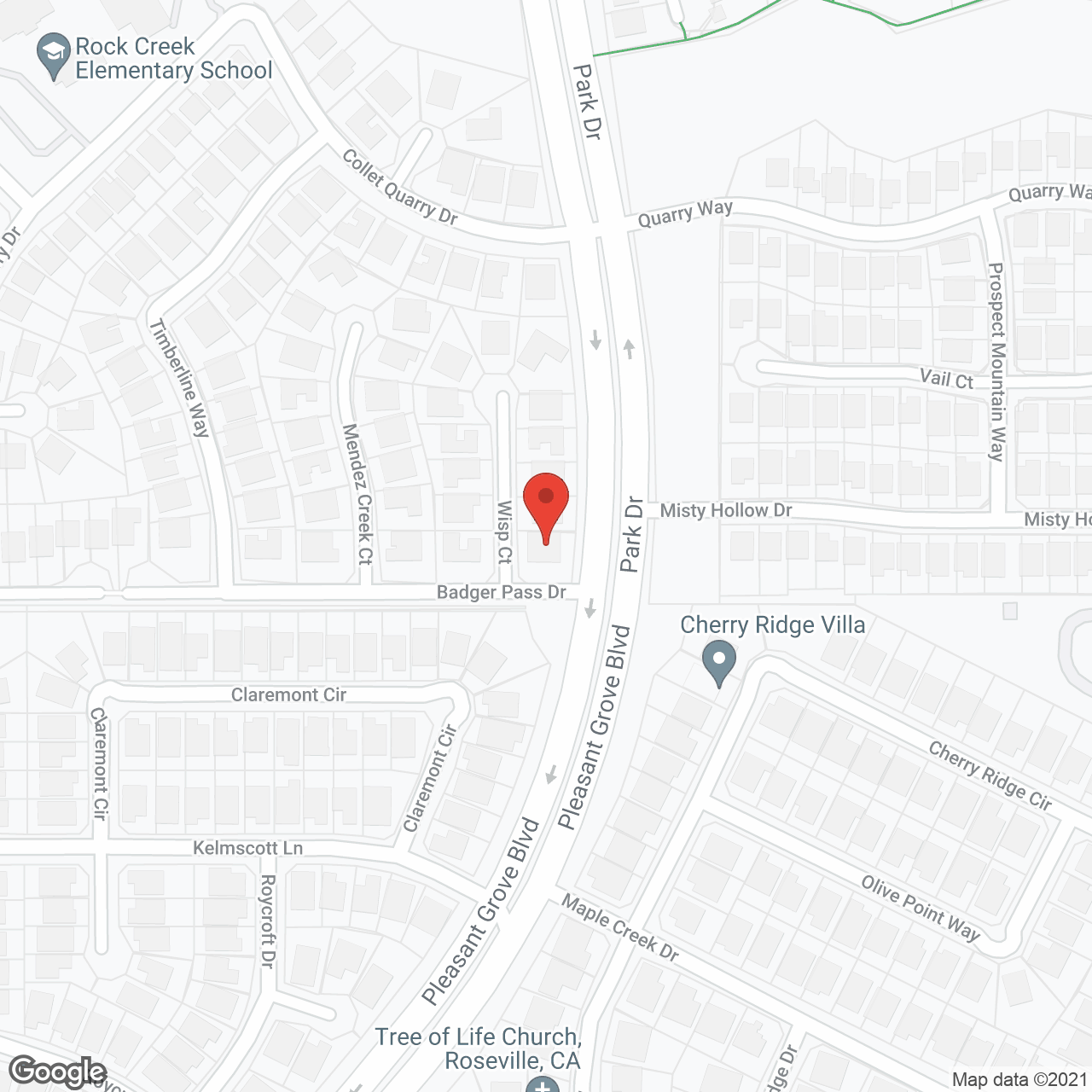 Grace Garden Senior Care in google map