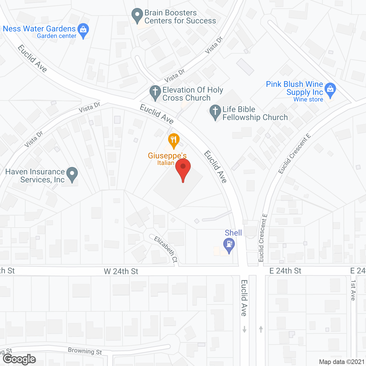 Oakmont of San Antonio Heights in google map